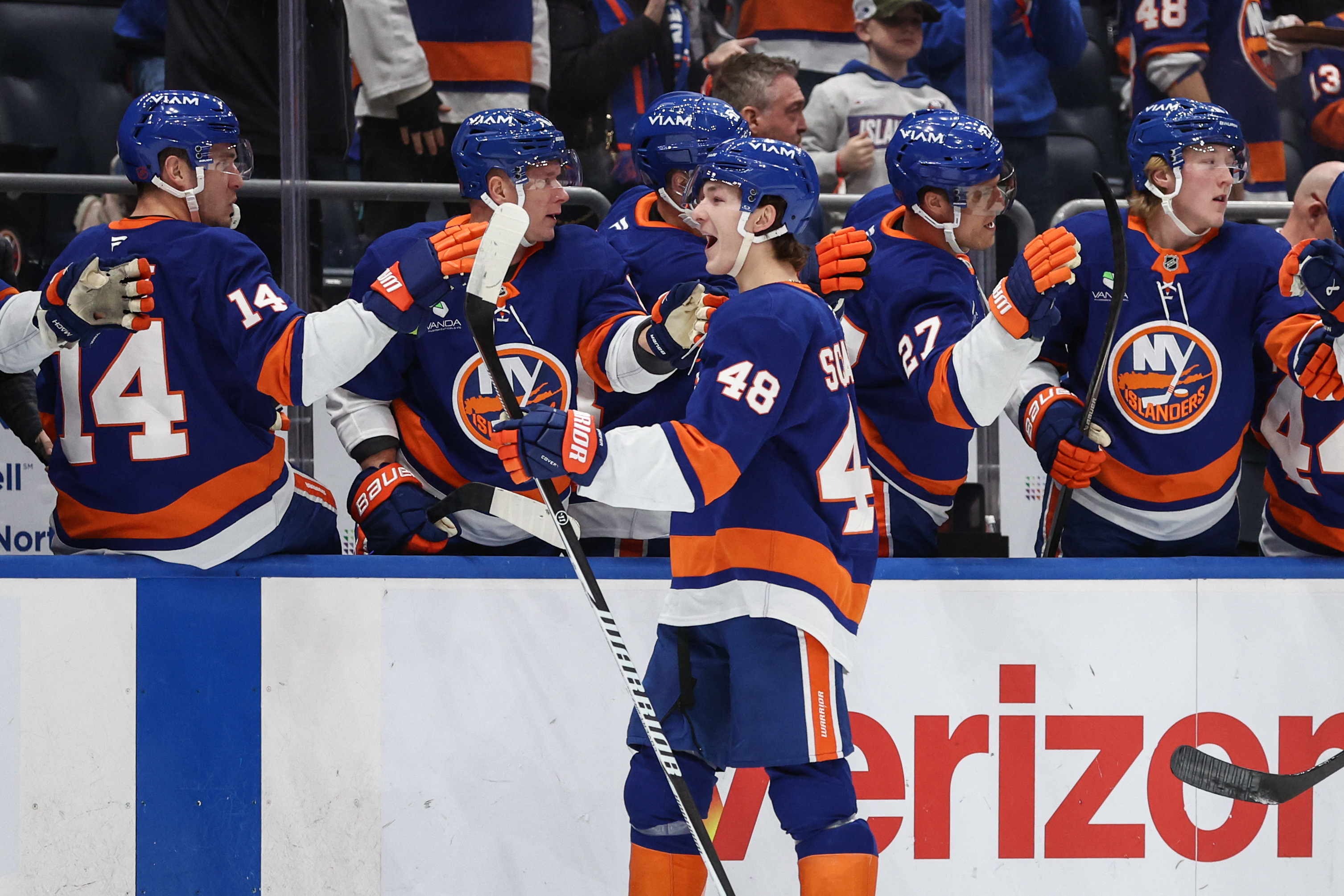 Matthew Schaefer in action as we offer the Calder Trophy Odds 2026, providing reasons why he is the impending rookie of the year.