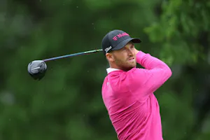 Wyndham Clark of the United States plays his shot from the 10th tee as we look at our Memorial Tournament expert picks and odds