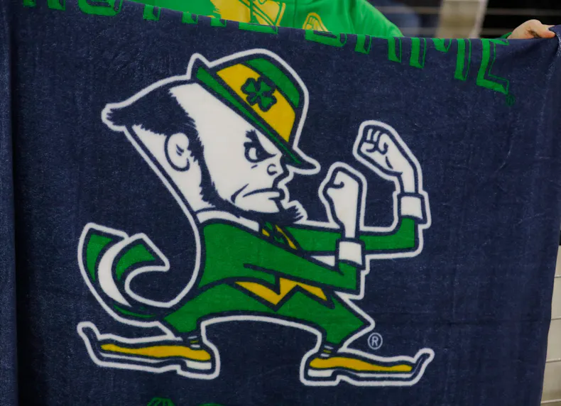 Notre Dame fans cheered on the Irish against Oregon State.
