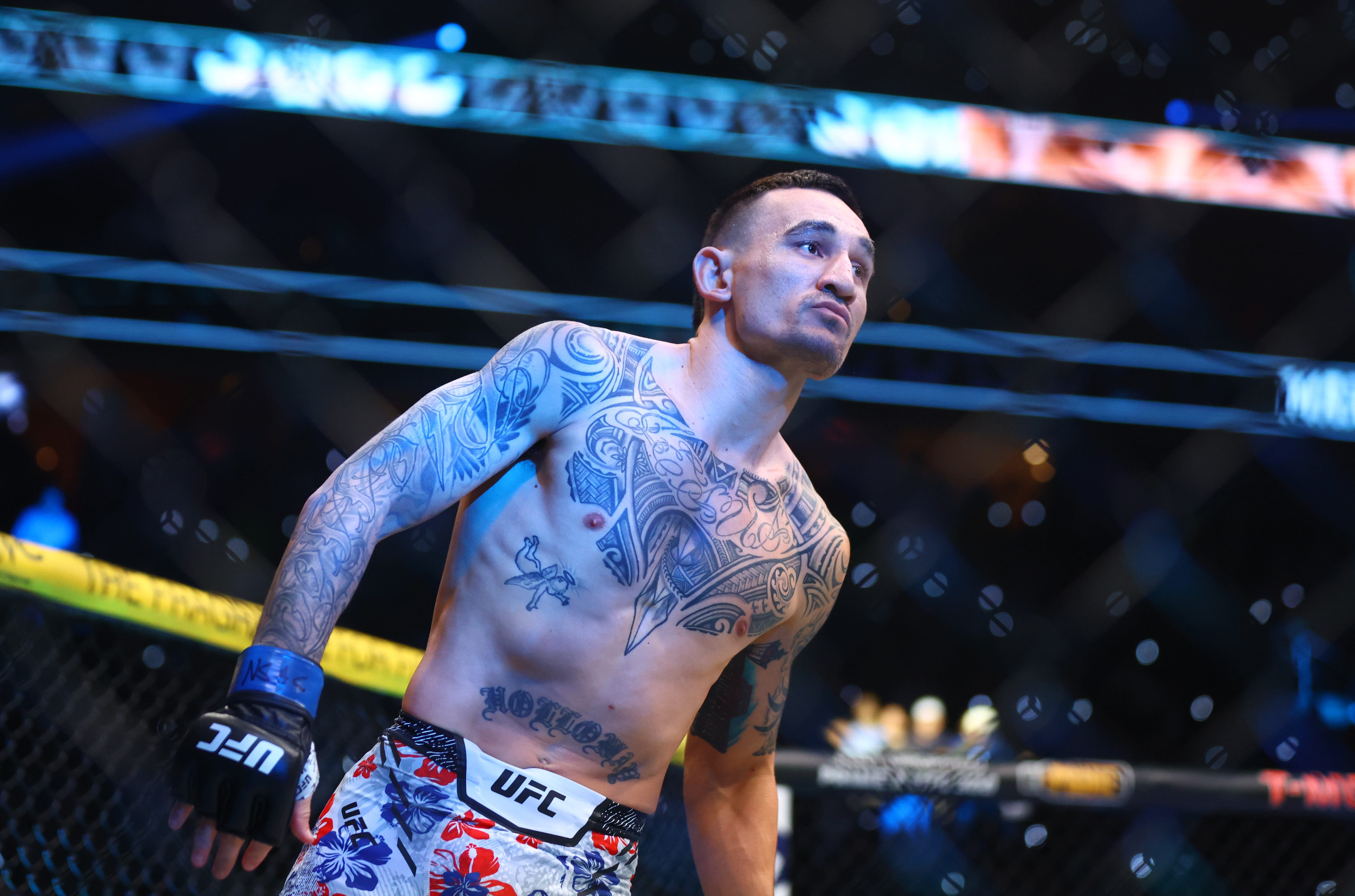 Max Holloway in the octagon as we break down our UFC 326 odds.