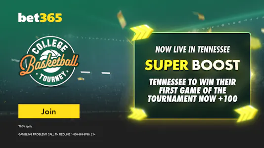 bet365 Launches in Tennessee: Bet $5, Get $150 in Bonus Bets Win OR Lose