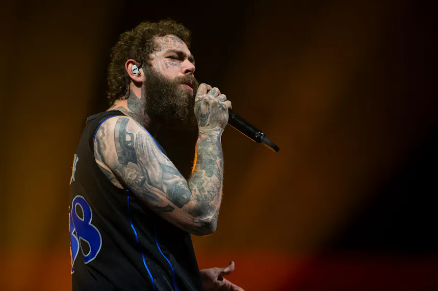 Post Malone performs at Bonnaroo as we look at his partnership with Hard Rock Bet.