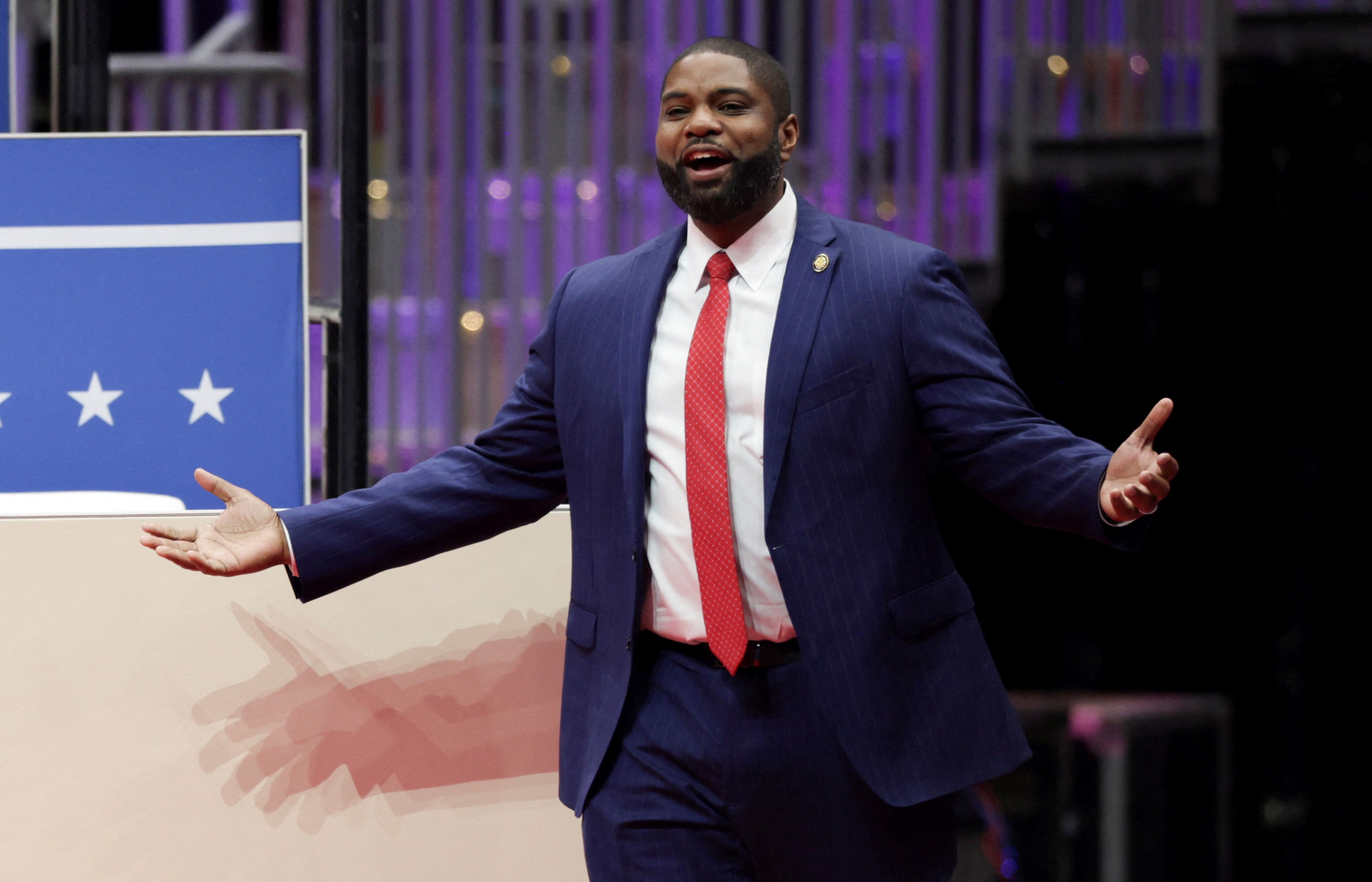  Byron Donalds gestures, and he's central as we look at the Florida governor's race odds.