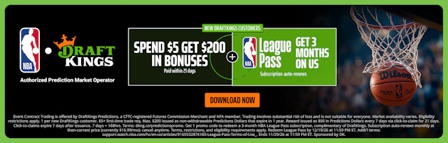 DraftKings Predictions sign-up bonus