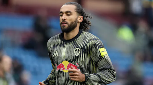 Dominic Calvert-Lewin of Leeds United warms up ahead of a Premier League match as we dive into our Leeds United vs. West Ham United prediction.