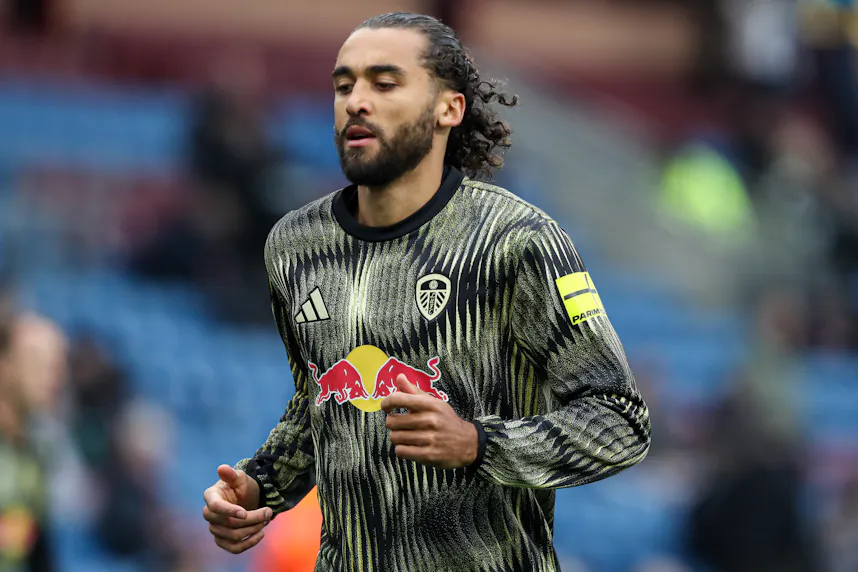 Dominic Calvert-Lewin of Leeds United warms up ahead of a Premier League match as we dive into our Leeds United vs. West Ham United prediction.