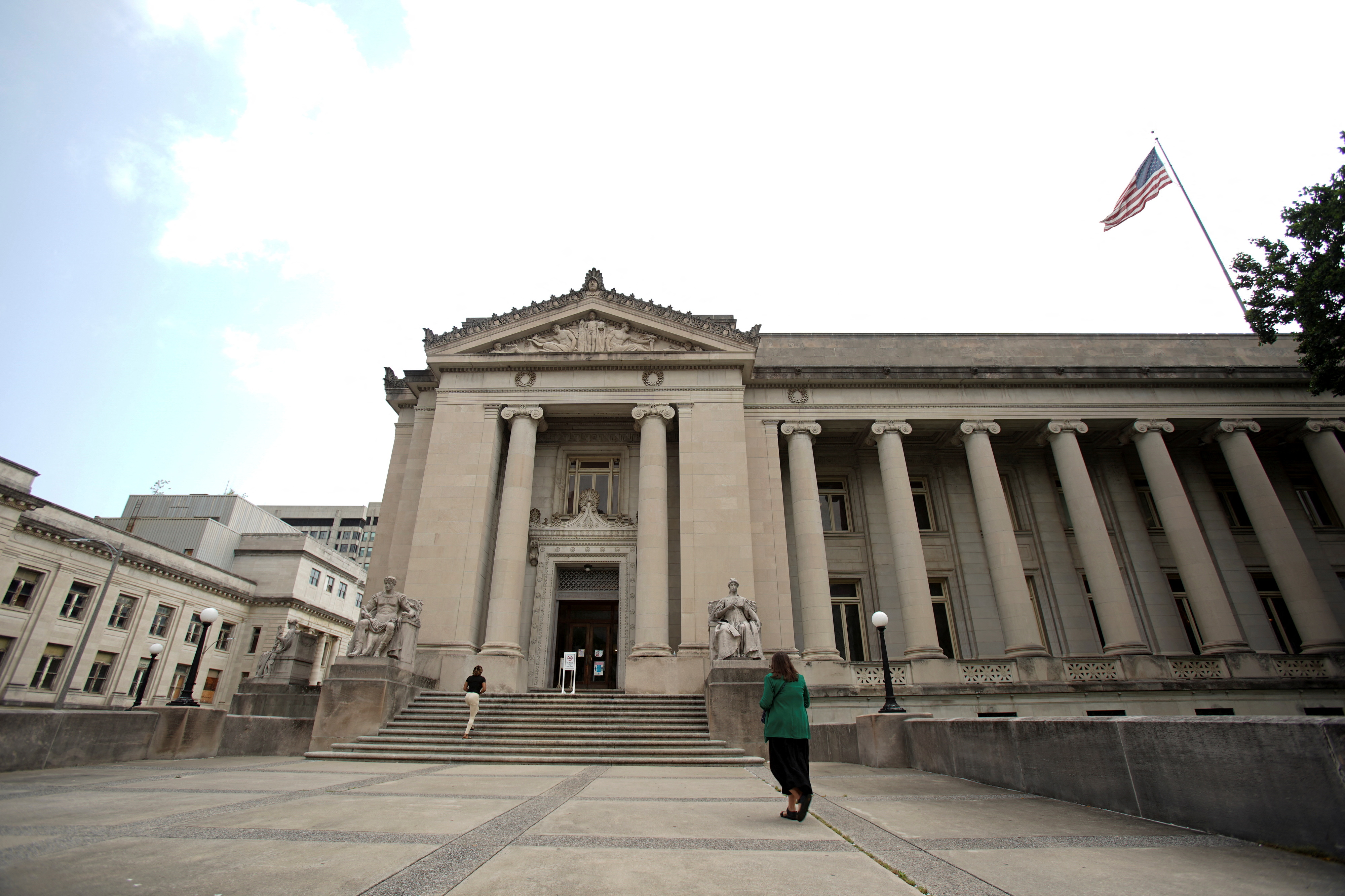 A general view of a courthouse in Tennessee as we look at a judge halting Tennessee enforcement against Kalshi.