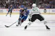 Nathan MacKinnon drives forward against Thomas Harley during the second period in Game 3 as we dive into the best bets and predictions for the Game 4 clash between the Dallas Stars and Colorado Avalanche. 