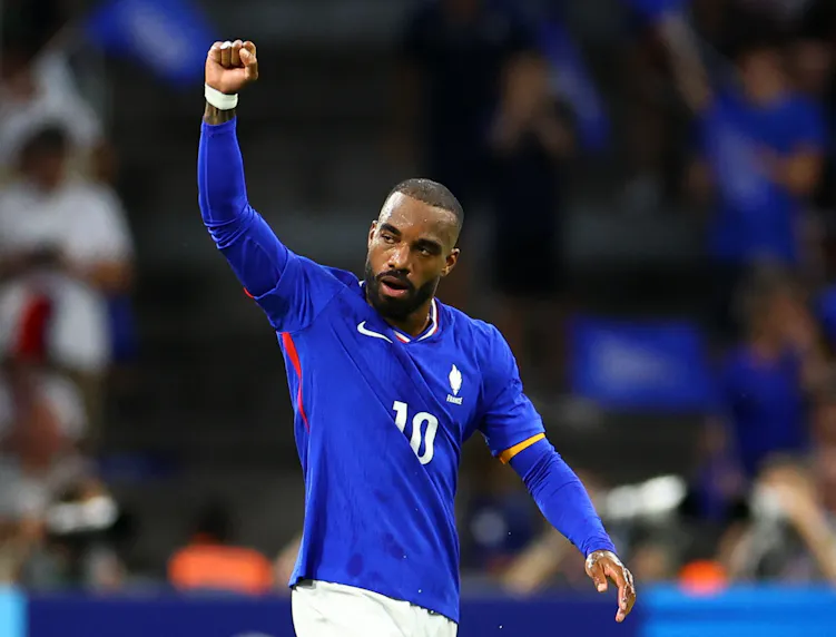 Alexandre Lacazette celebrates scoring their first goal against USA as we provide our best bets for the Olympics semifinal featuring Egypt and France.