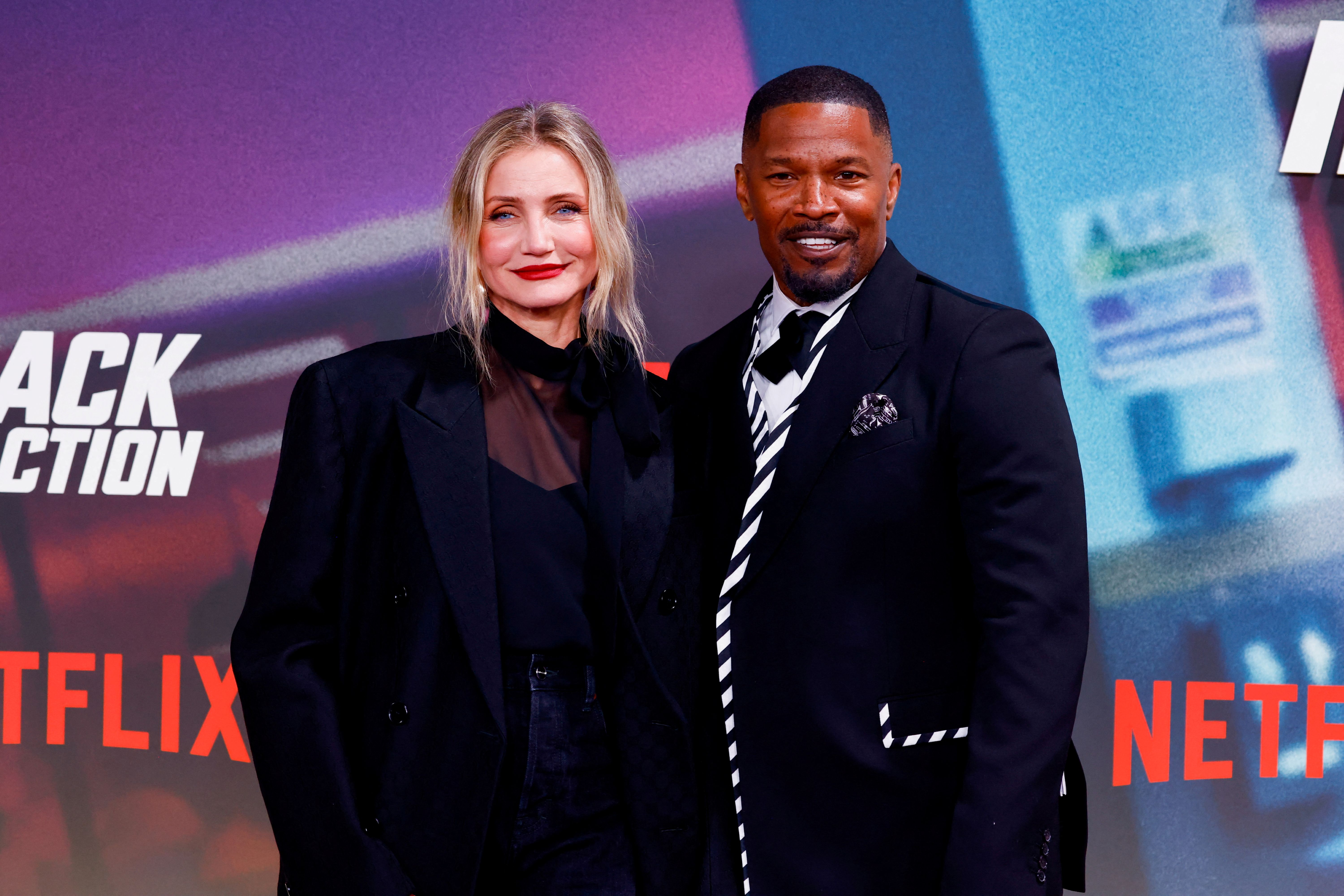 Cameron Diaz and Jamie Foxx pose on the red carpet, and the two once played key characters in Any Given Sunday as we look at which fictional teams would make the best Super Bowl matchup.