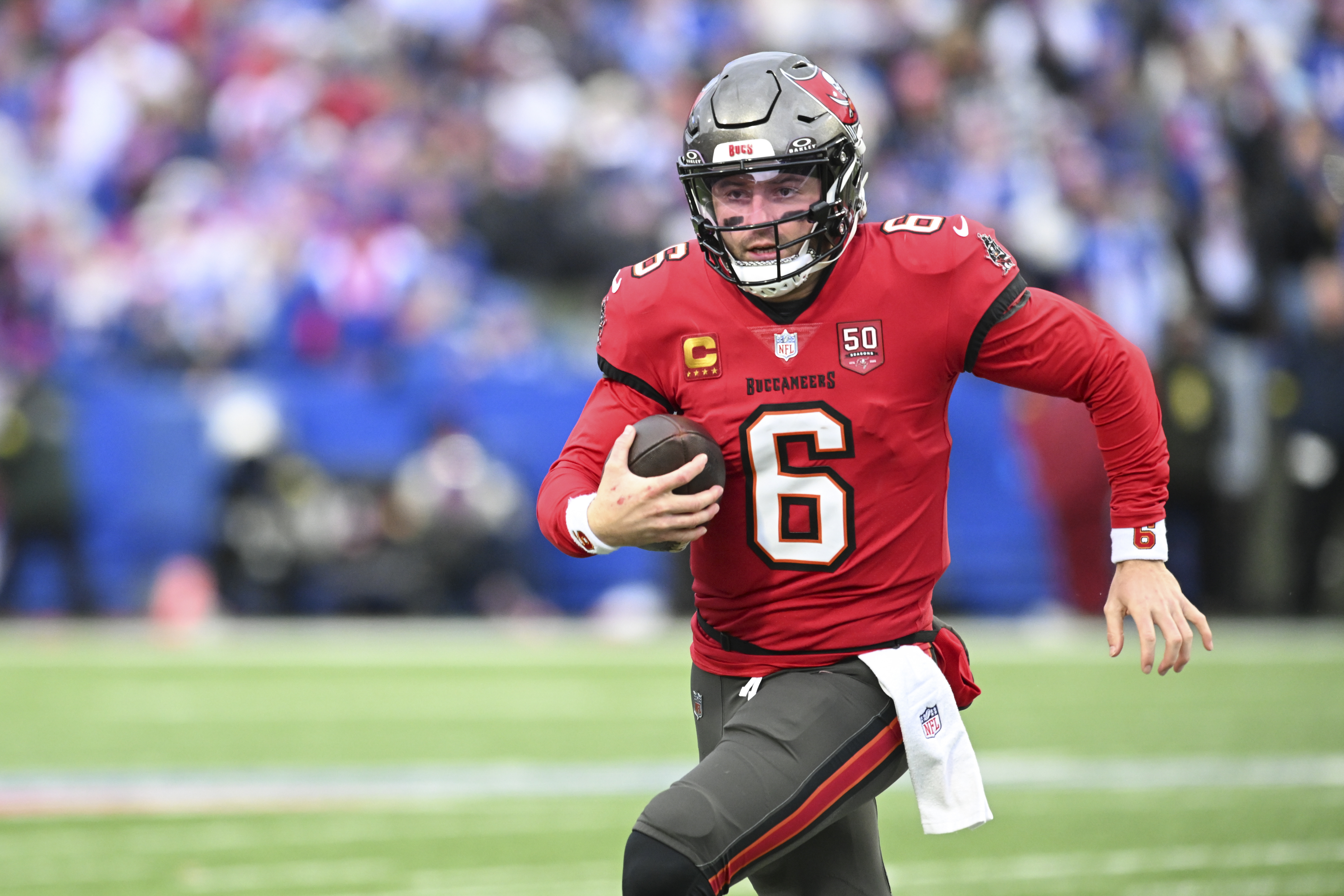 Baker Mayfield Player Props vs. Falcons: Will Baker Cook on TNF?