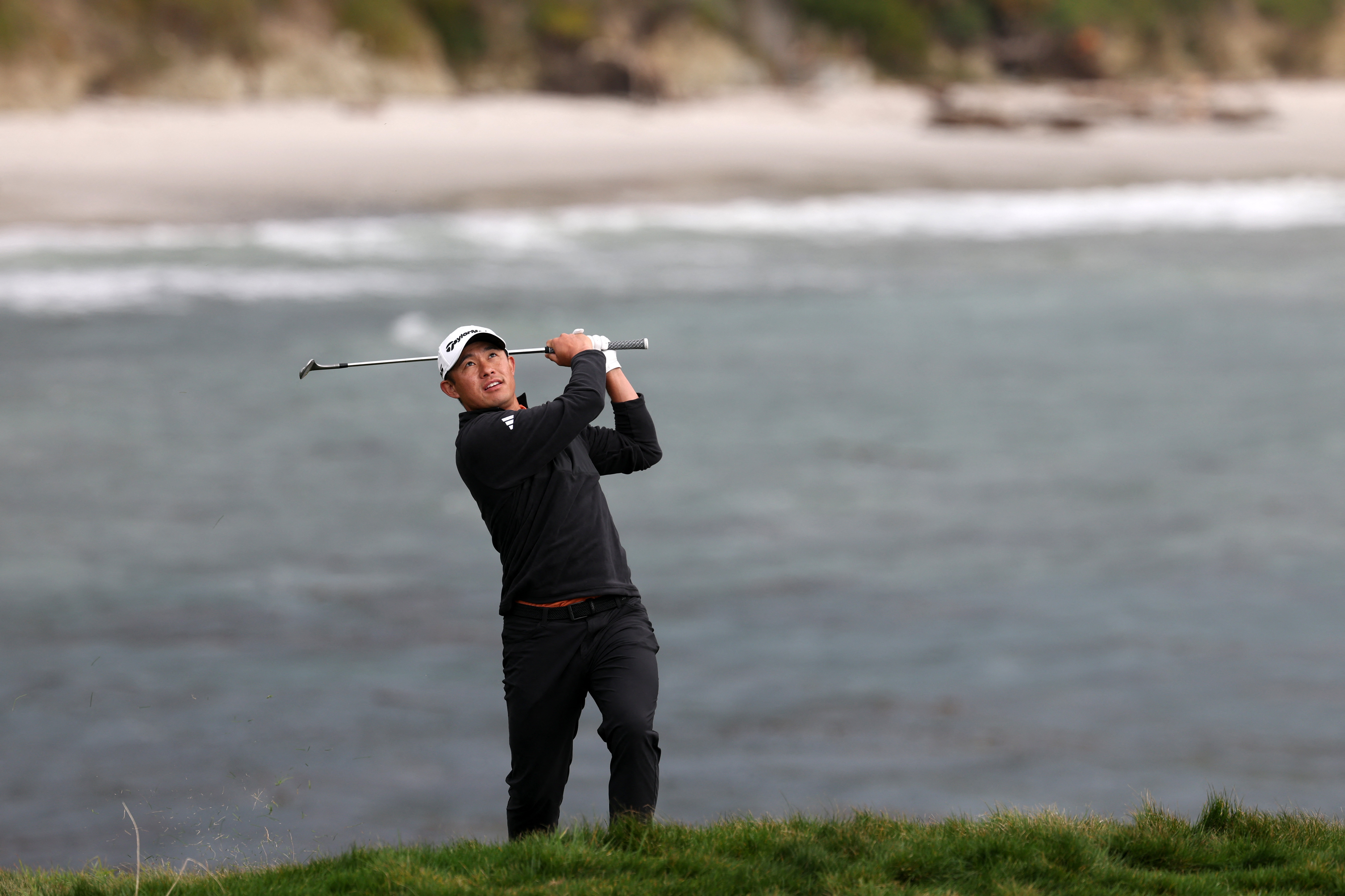 Collin Morikawa chips on as he is featured in our Players Championship power rankings.