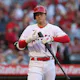 Shohei Ohtani of the Los Angeles Angels prepares to bat as we look at Shohei Ohtani's next team odds