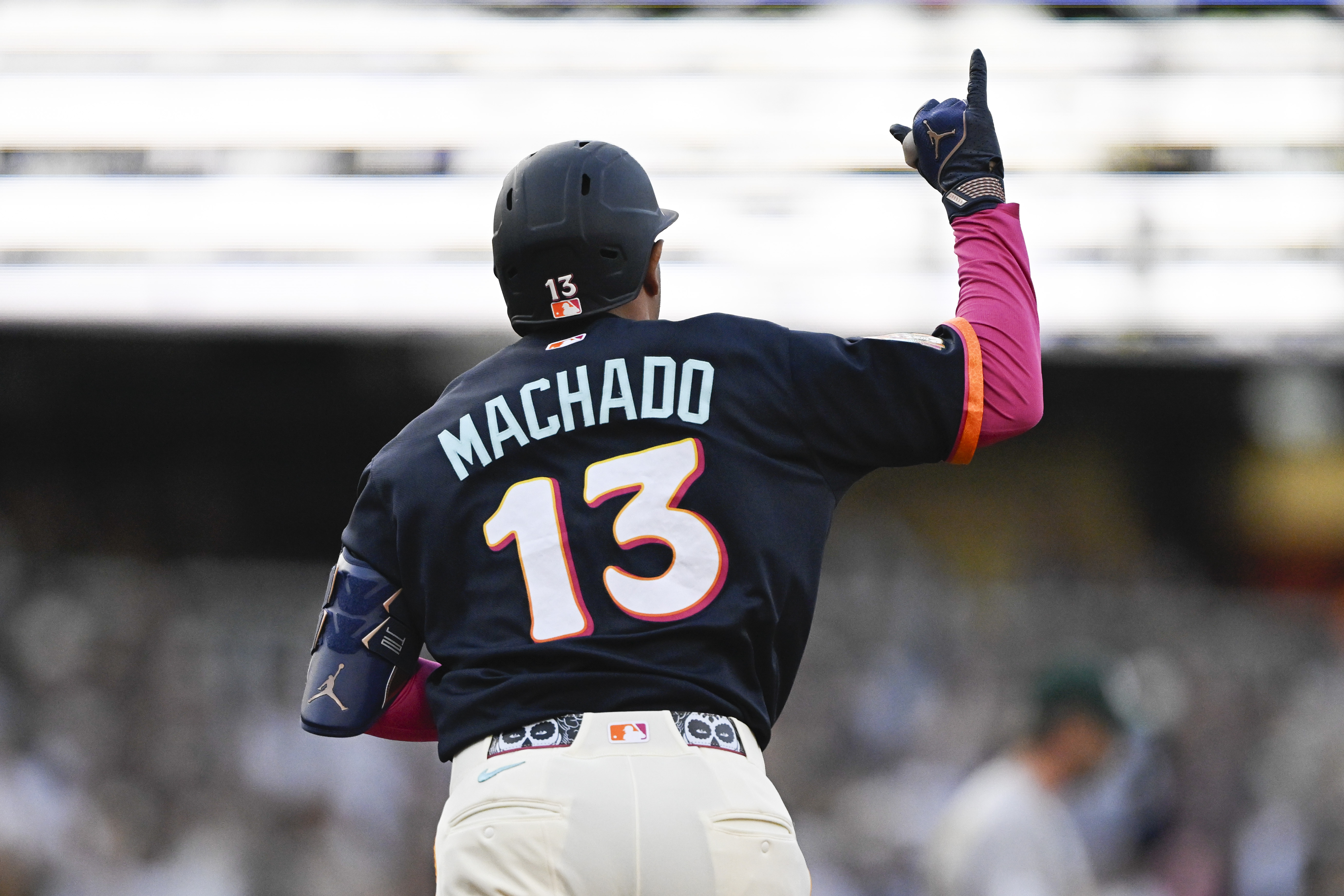 San Diego Padres third baseman Manny Machado rounds the bases as we make our best home run predictions today.
