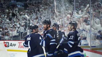 The Winnipeg Jets' Adam Lowry celebrates his second period goal in Game 1 as we offer our expert prop picks and predictions for Game 2 of the Colorado Avalanche vs. Winnipeg Jets first round series. 