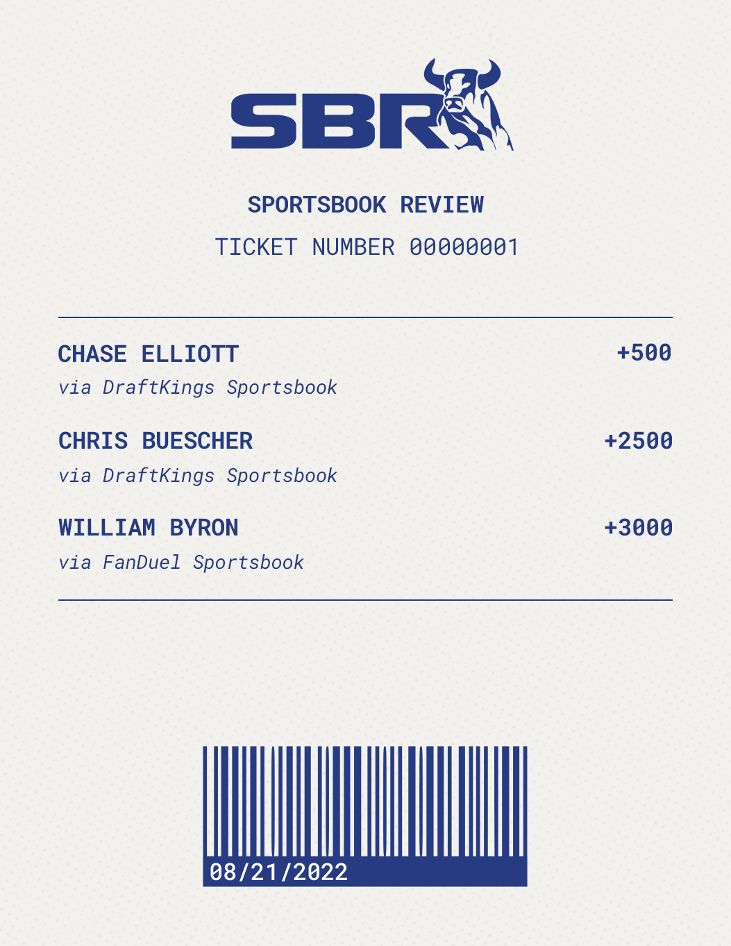 Sbr Betting TicketThree Picks