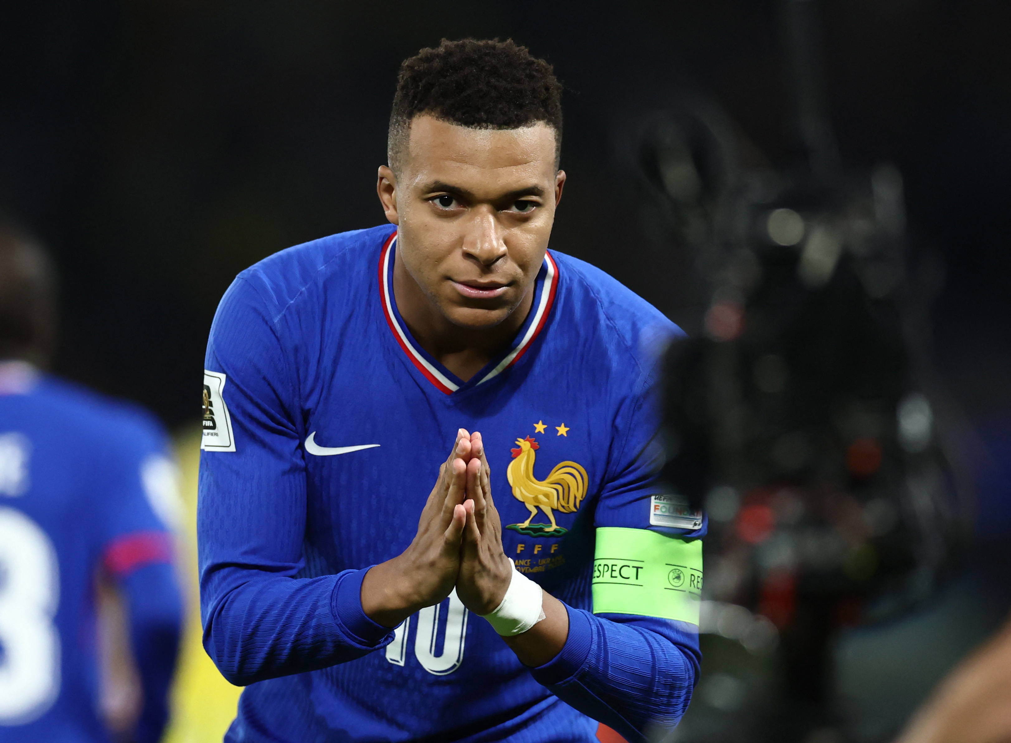 Kylian Mbappe in action as we provide the 2026 World Cup favorite odds and predictions.