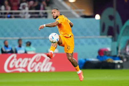 Netherlands forward Memphis Depay kicks the ball against the United States of America as Gary Pearson explores a few of the best sleeper picks for Euro 2024. 
