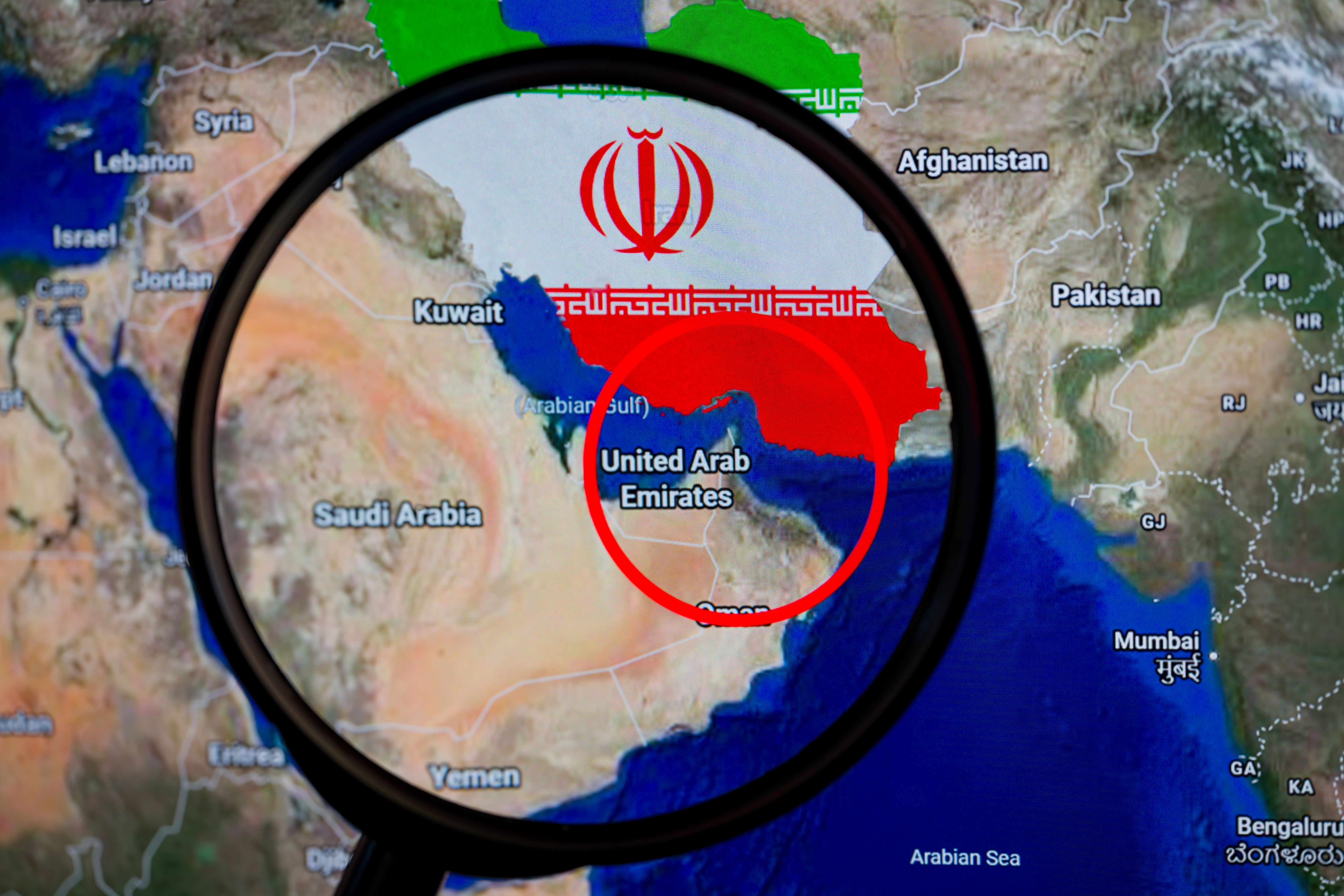 The Strait of Hormuz is pictured as we look at potential insider trading concerns on Polymarket related to the ceasefire