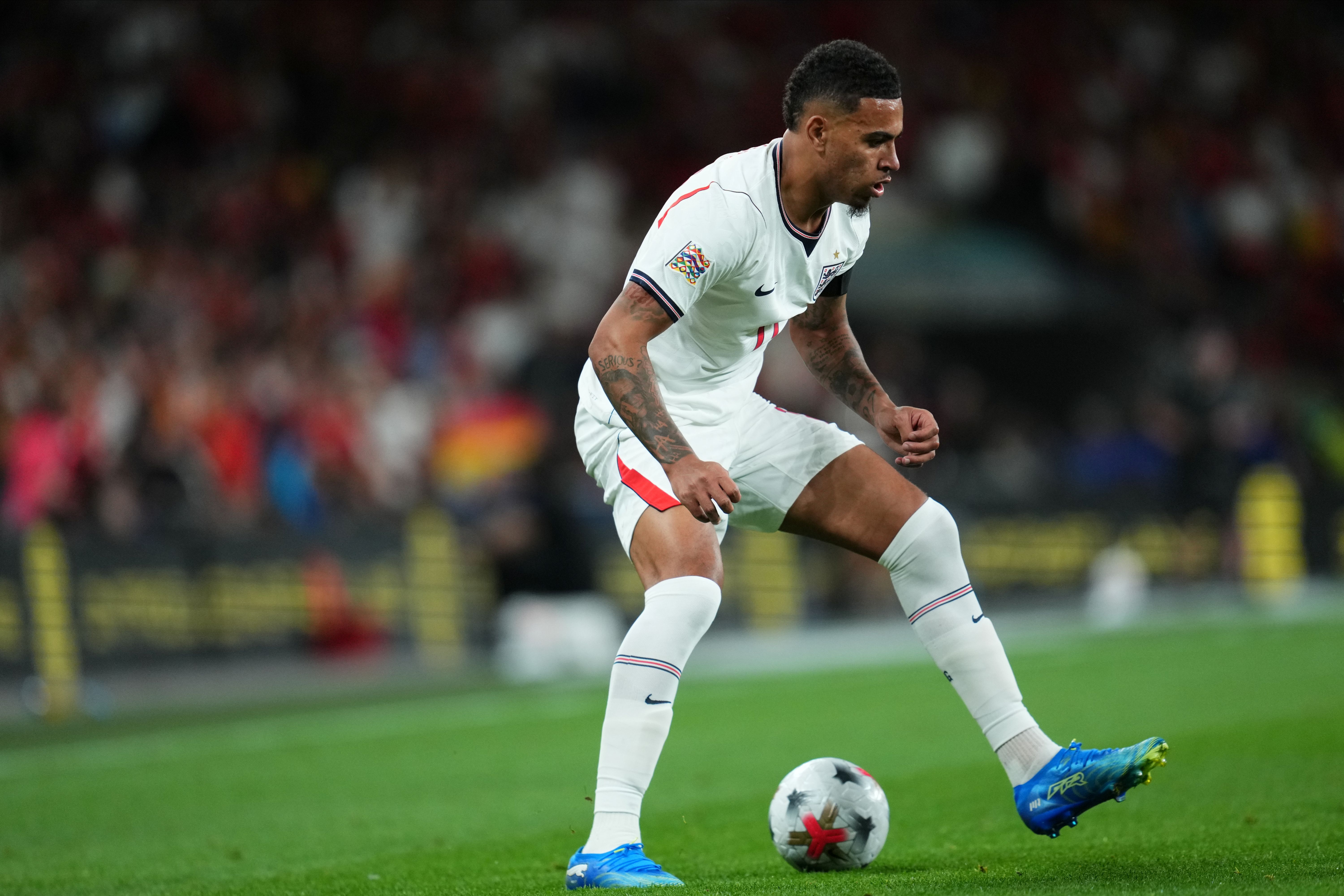 Morgan Rogers of England in action as we make the best England vs. Czechia predictions.
