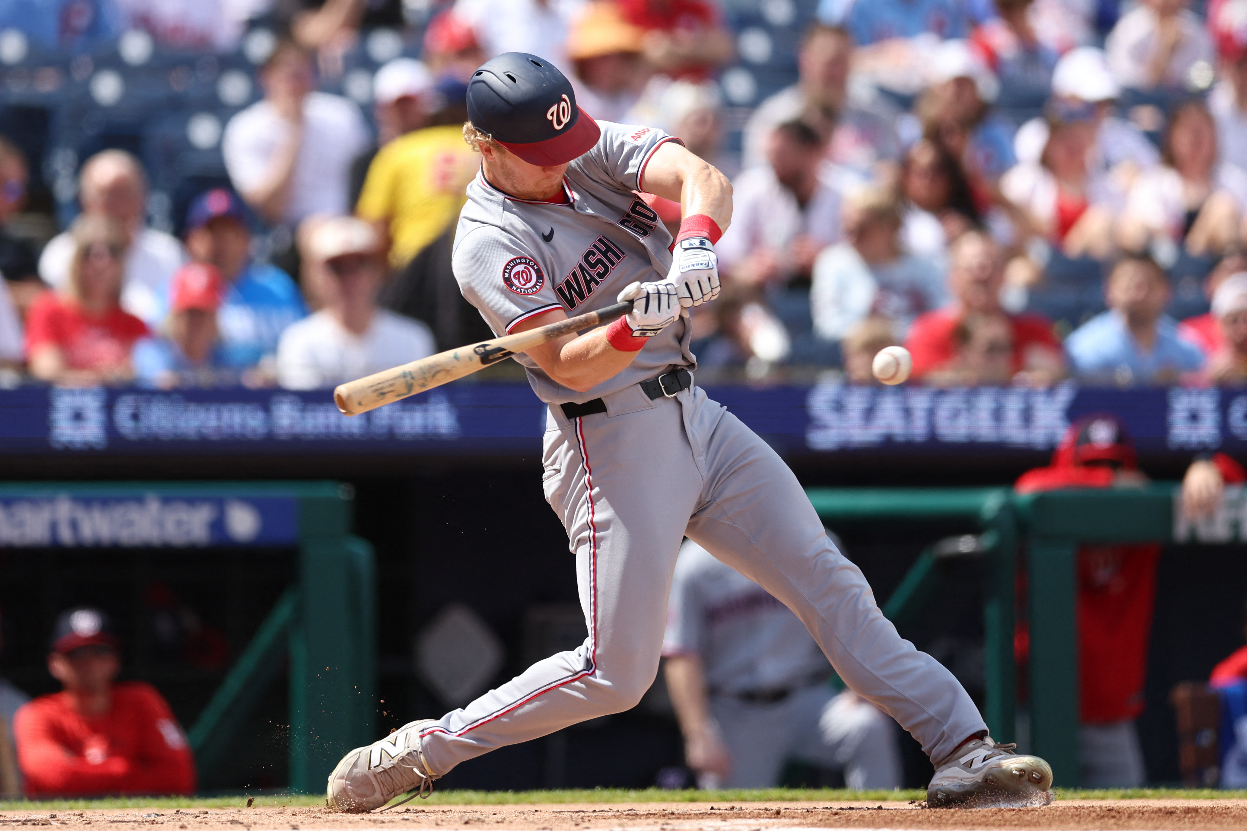 Washington Nationals outfielder Joey Wiemer is the focus of our MLB player props today.