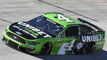 Kevin Harvick, the Unibet Ford driver, drives as we look at the Kindred Group Q1 financials.