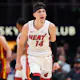 Tyler Herro of the Miami Heat reacts after a basket against the Atlanta Hawks as we look at Prizepicks and Underdog Daily Fantasy returning to Florida.