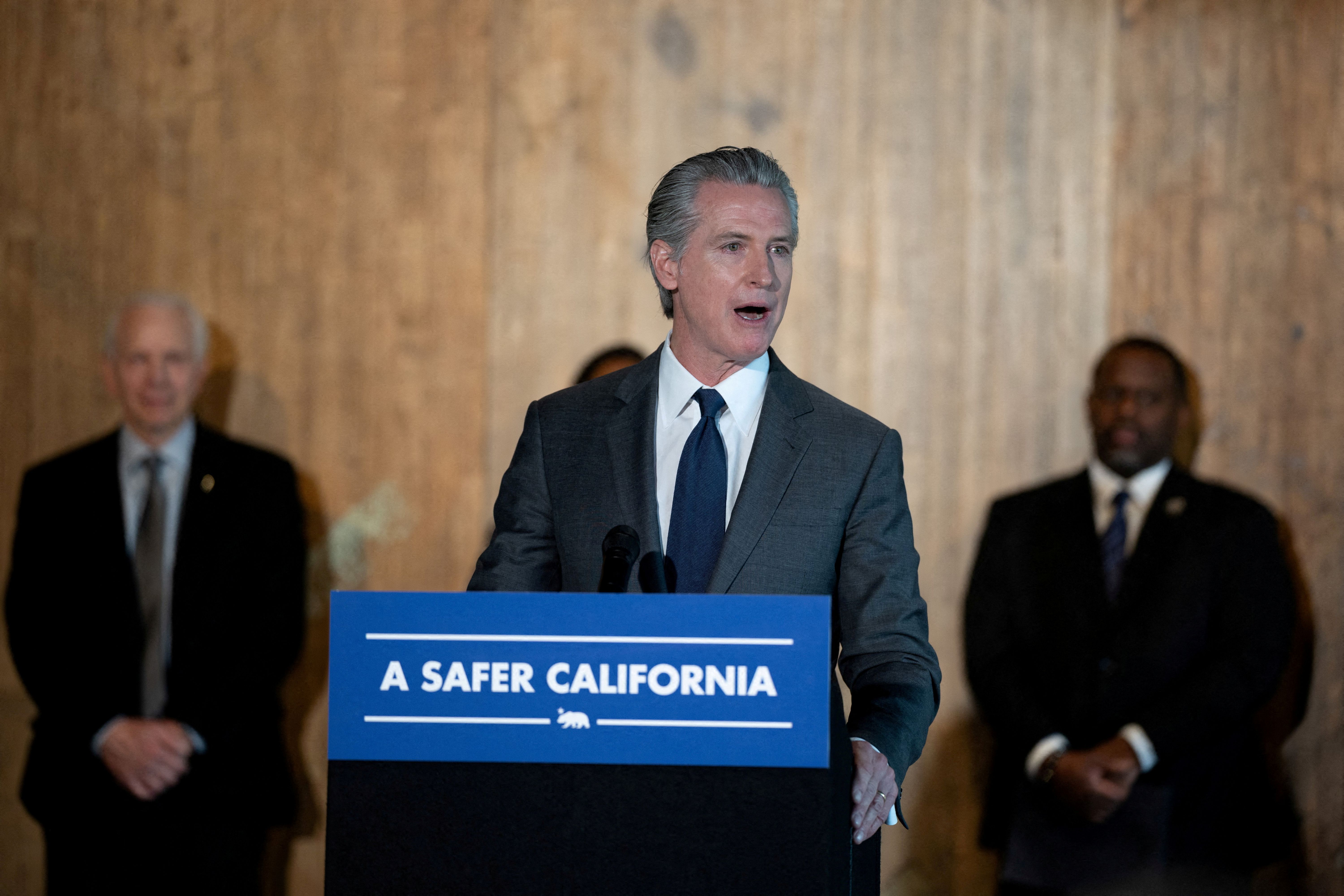 California Governor Gavin Newsom speaks as we look at California taking steps to limit insider trading on prediction markets.