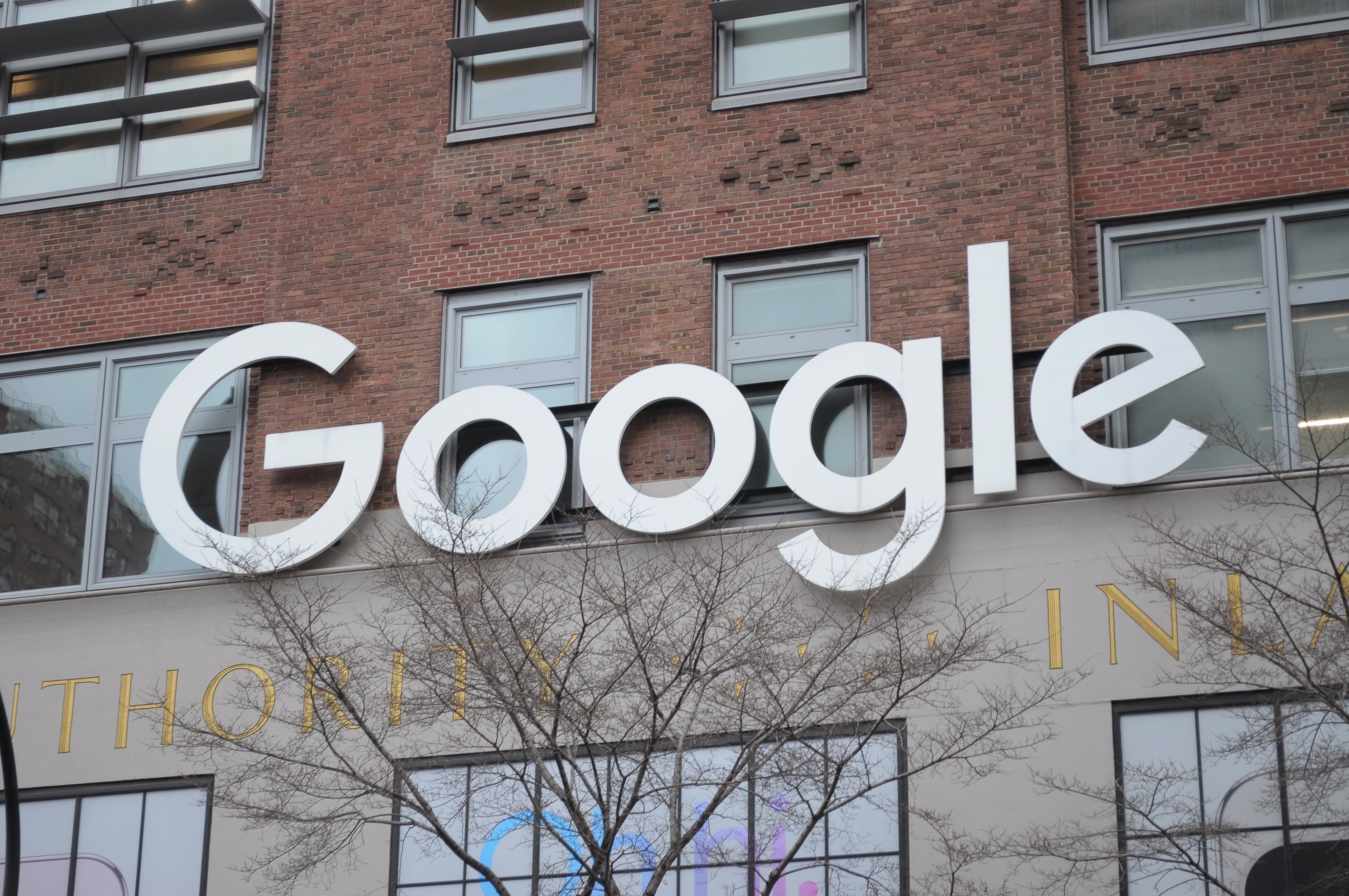 The Google sign is seen at a Google office as we look at Google Finance integrating prediction markets.
