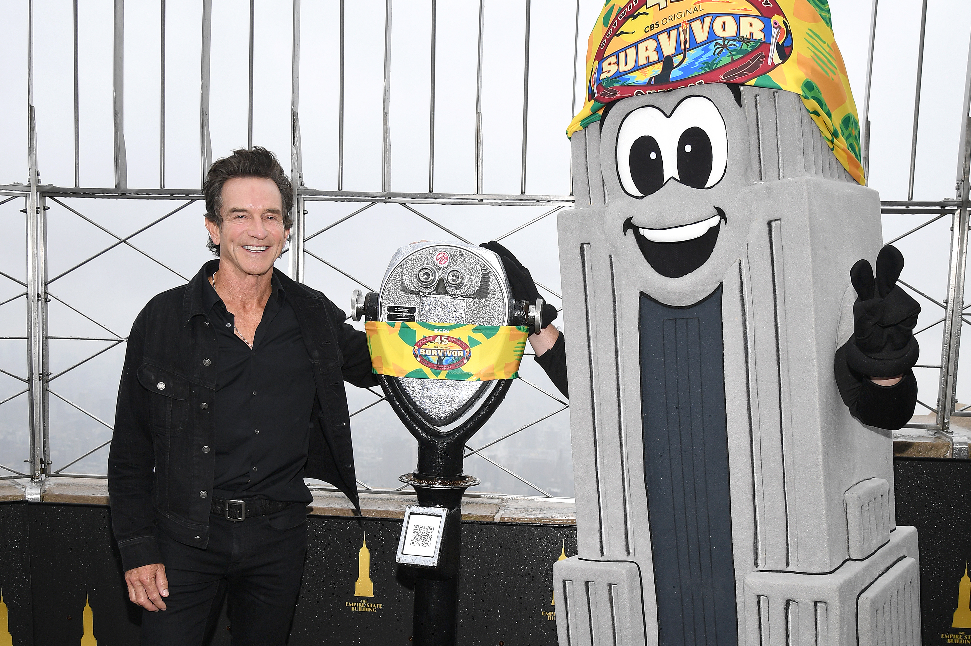 Survivor host Jeff Probst poses as we look at who will win Survivor 49