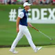 Viktor Hovland of Norway lines up a putt on the eighth green as we look at the 2024 FedEx Cup odds