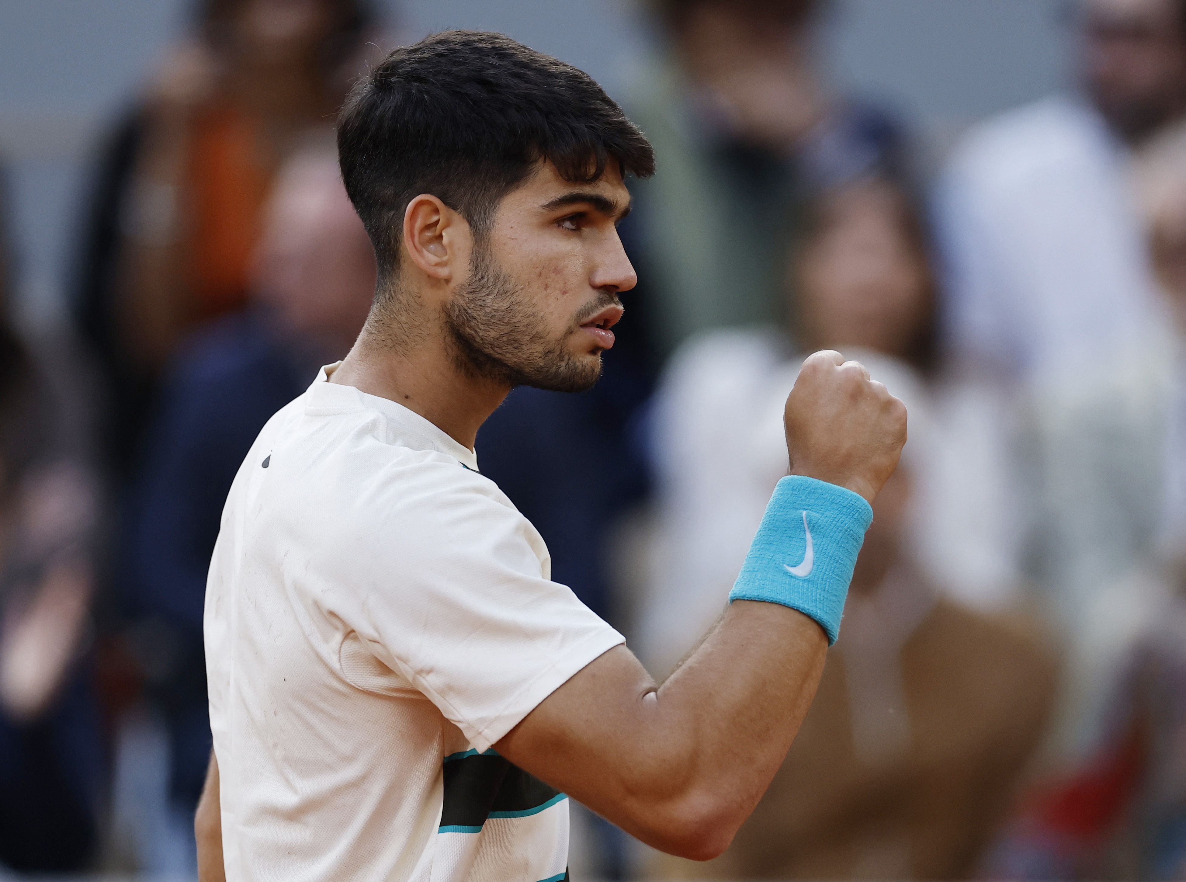 Carlos Alcaraz in action as we provide the French Open odds and prediction 2026. 