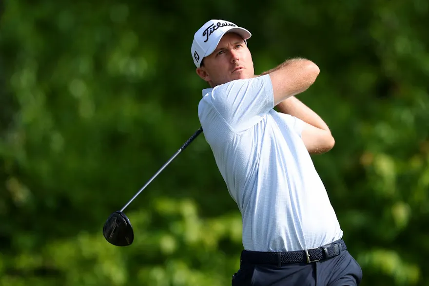 Russell Henley of the United States as we look at our top Charles Schwab Challenge picks