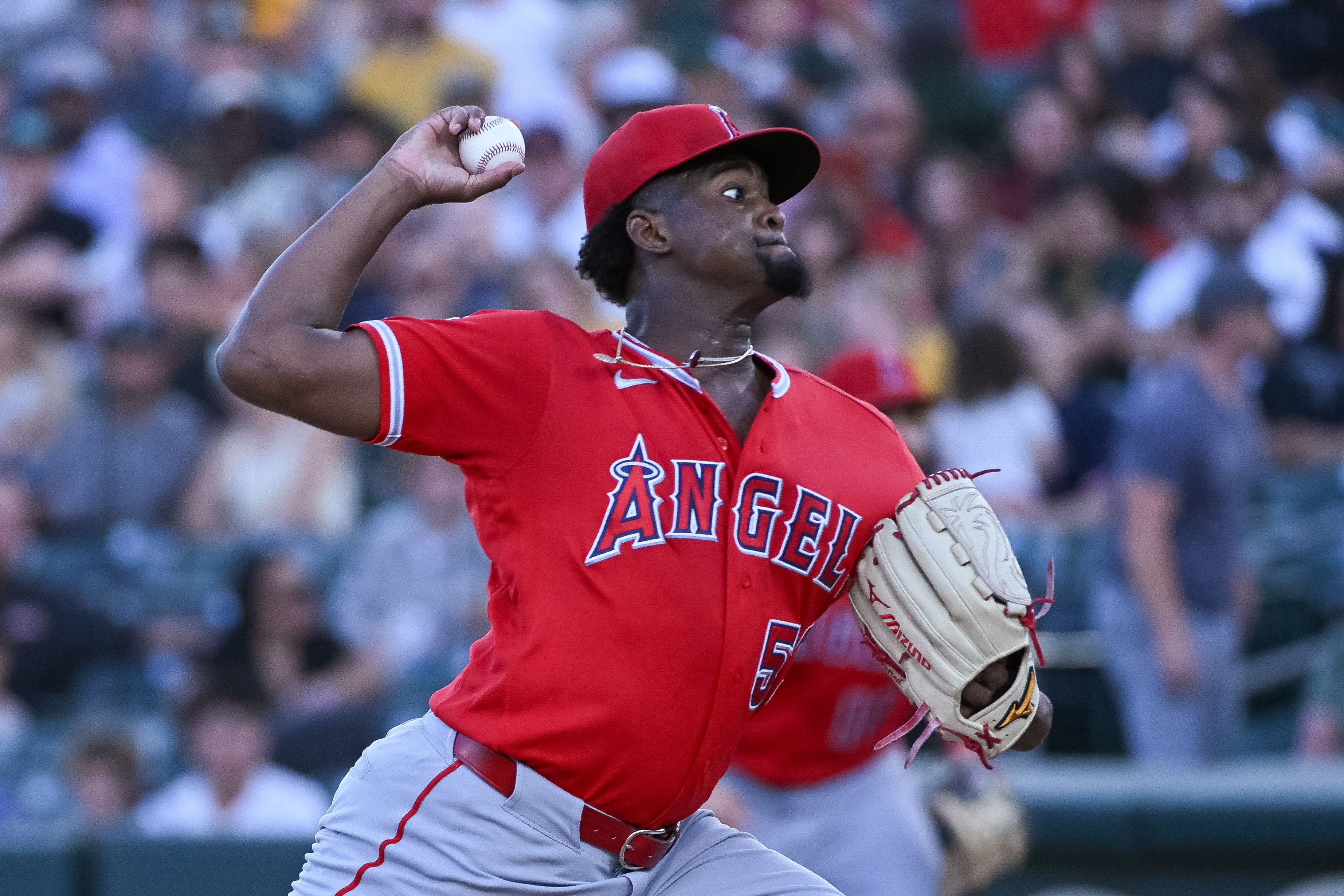 Los Angeles Angels pitcher José Soriano - who's featured in my best NRFI bets today - throws a pitch. 