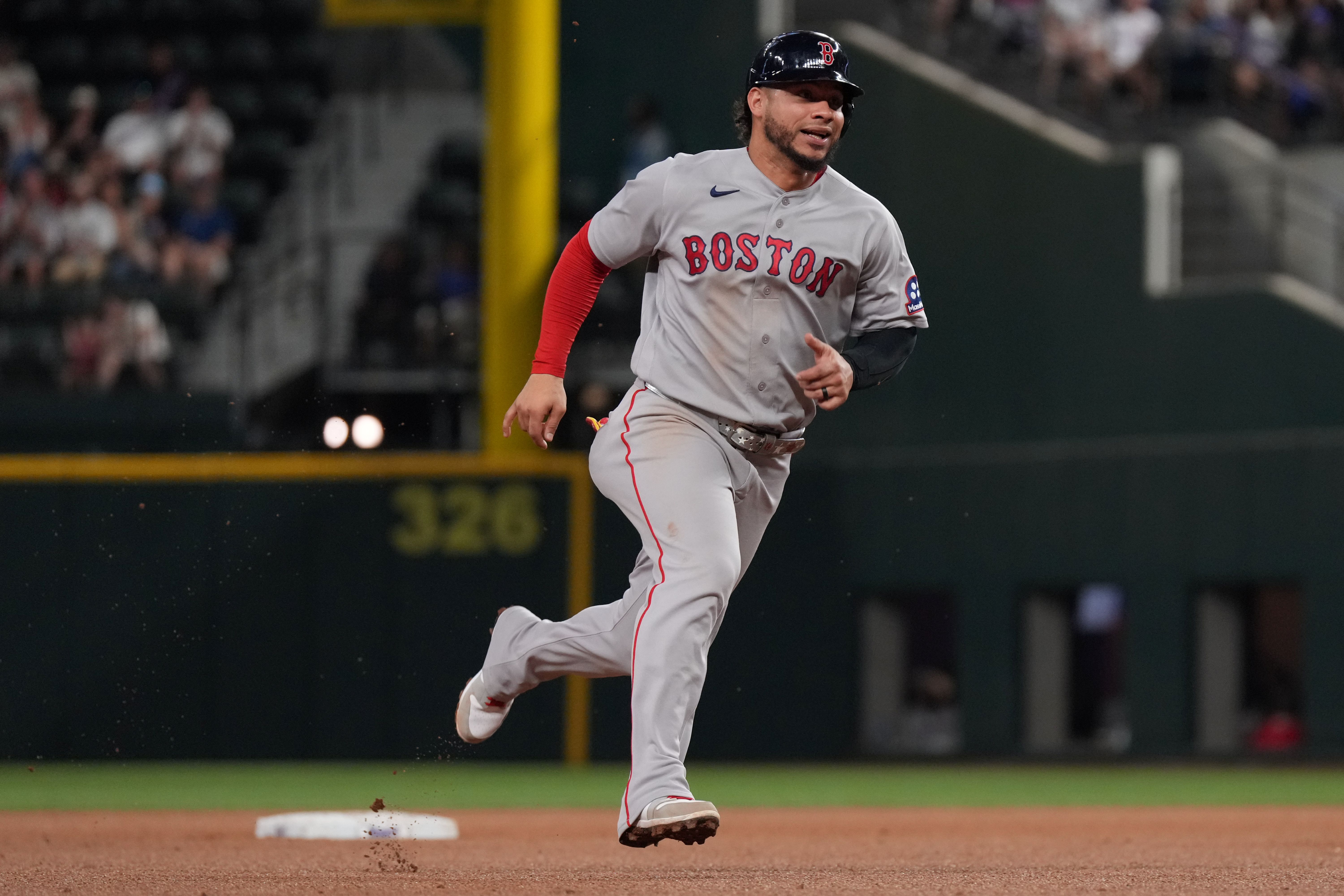 Boston Red Sox first baseman Willson Contreras advances as we make our best home run predictions today.