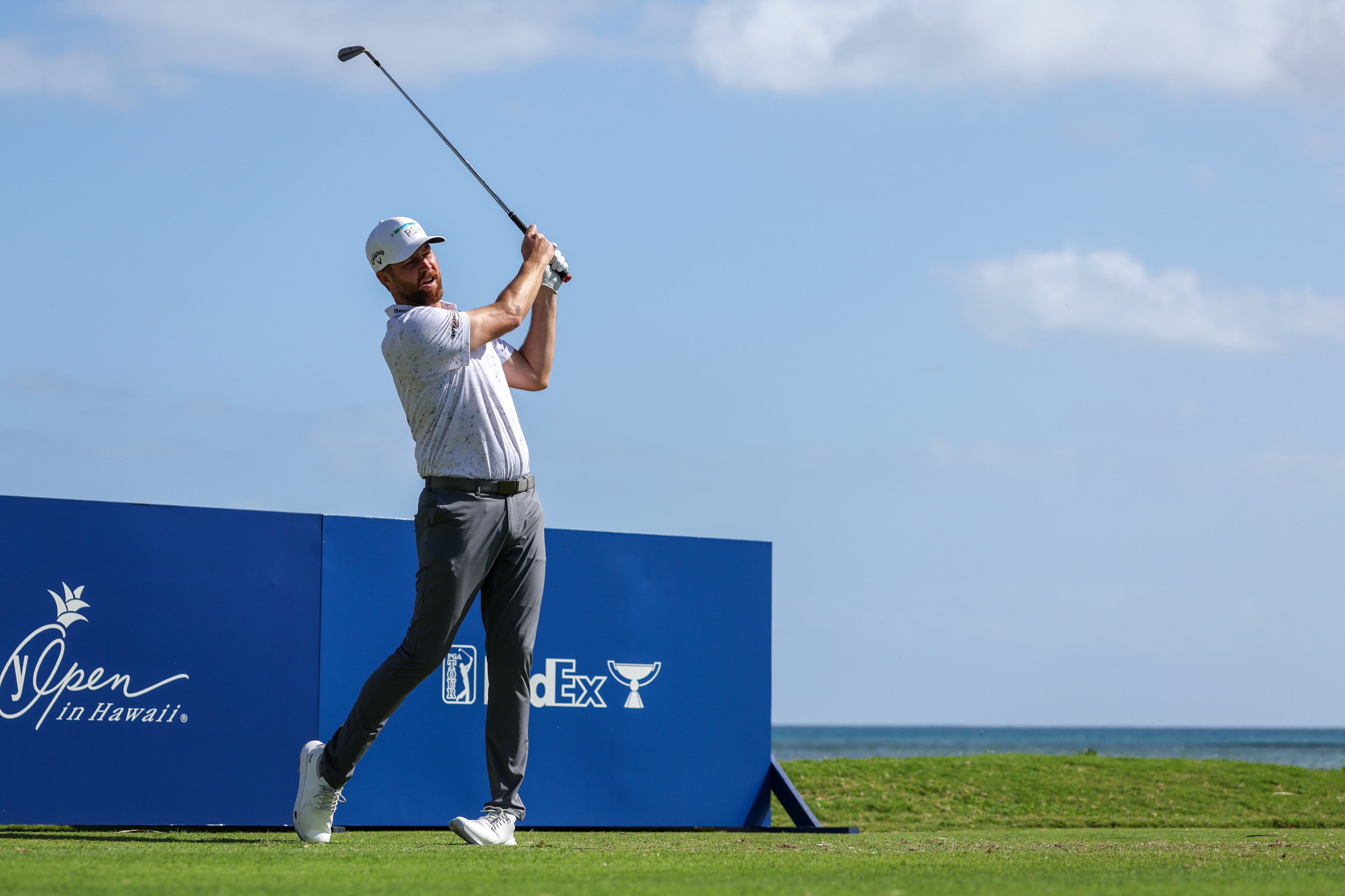 Chris Kirk watches his drive from the tee as we look at The American Express odds and our pick to win