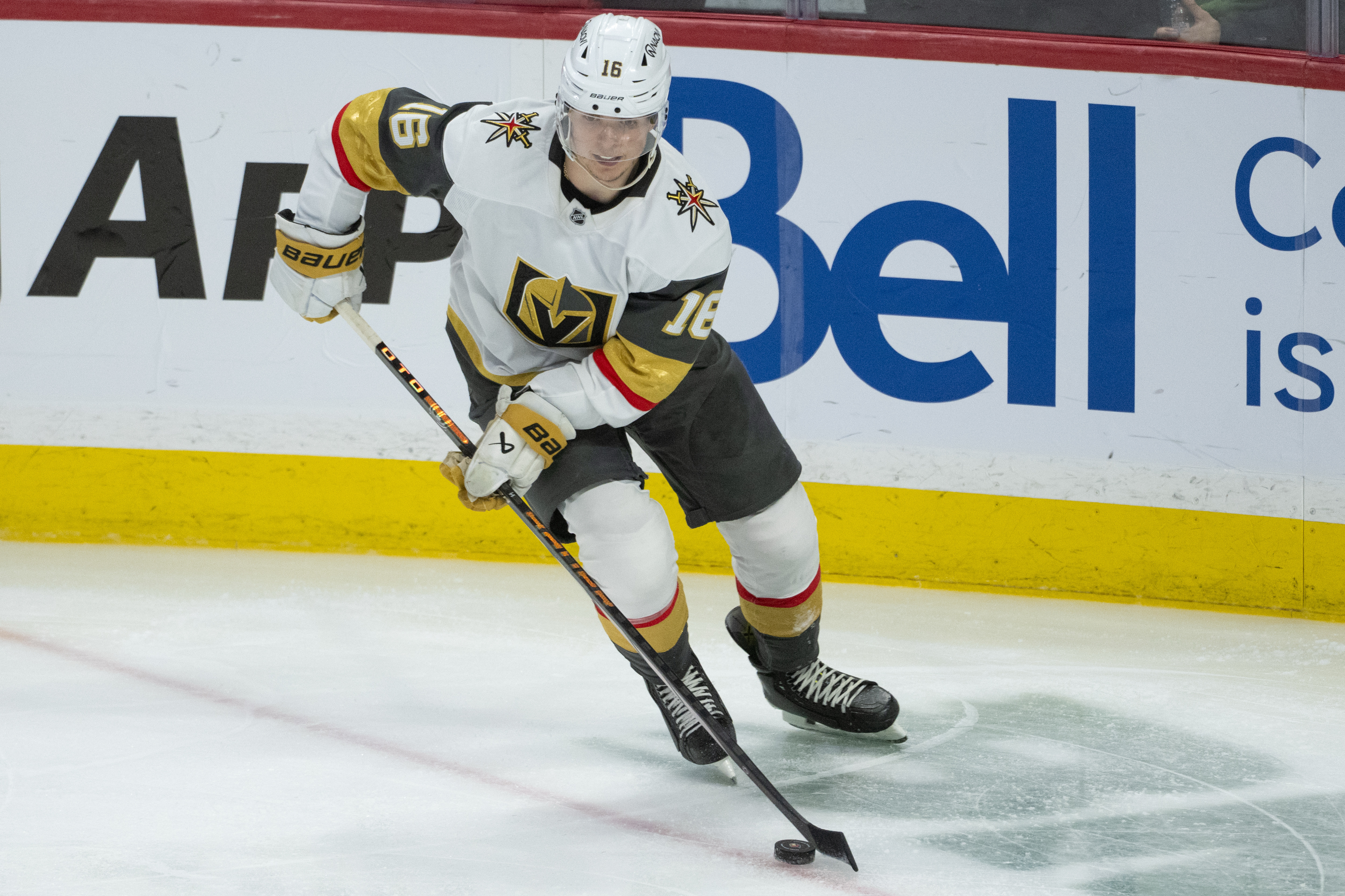 Pavel Dorofeyev in action as we provide our Golden Knights vs. Penguins prediction and odds for Sunday's game. 