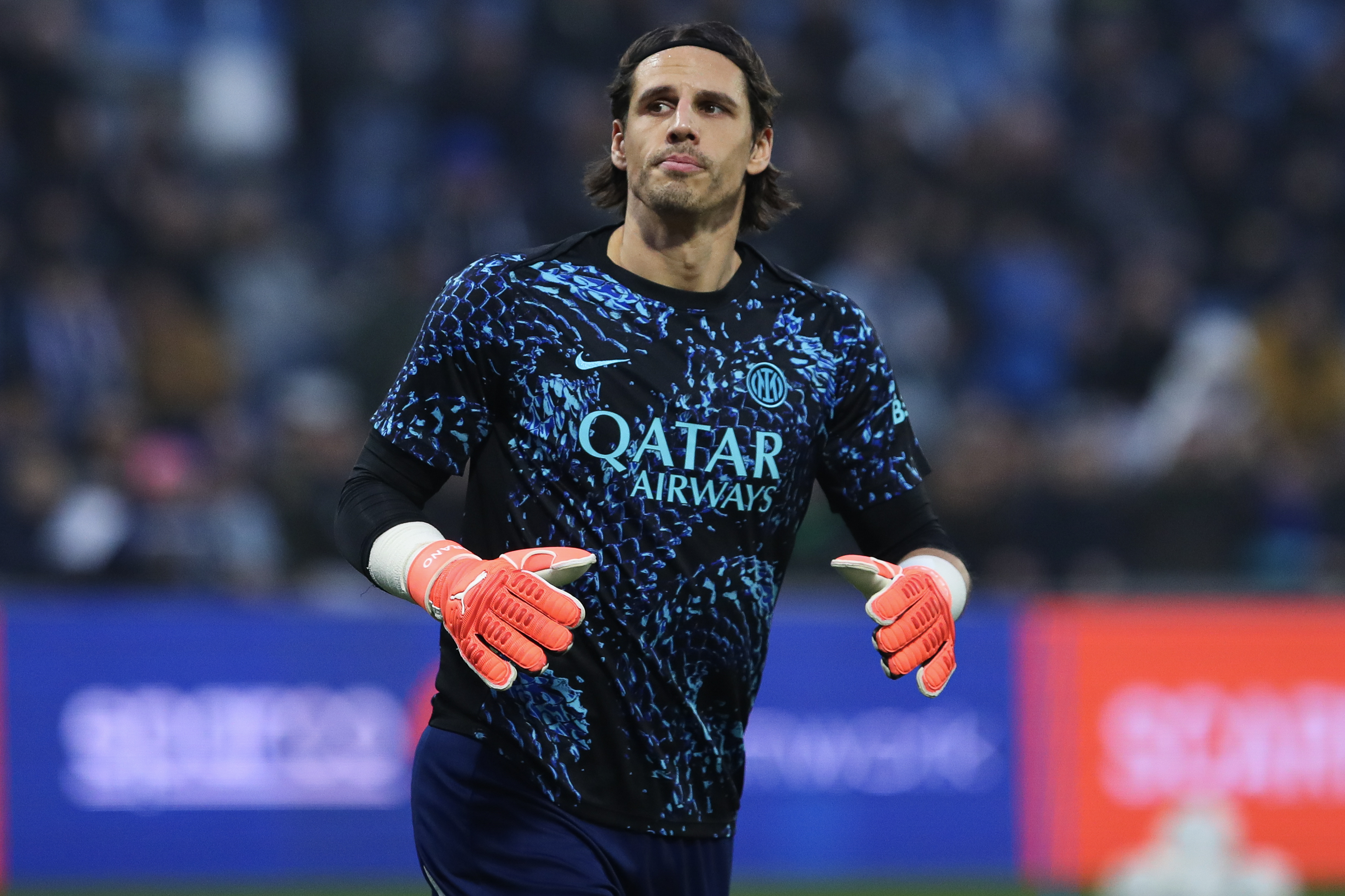 Inter Milan's Yann Sommer of FC looks on as provide our Inter Milan vs. Bodo/Glimt same-game parlay.