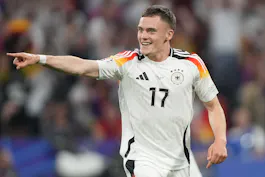 Germany's Florian Wirtz celebrates as we offer our best Germany vs. Hungary predictions and player props for Wednesday's Euros matchup in Germany.