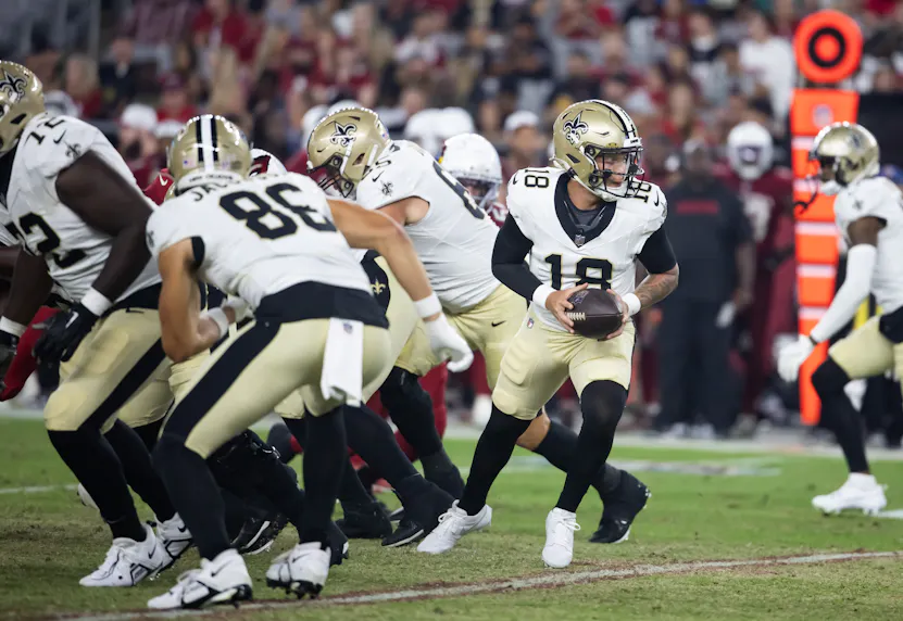 New Orleans Saints quarterback Spencer Rattler as we look at Fanatics Sportsbook launching in Louisiana.