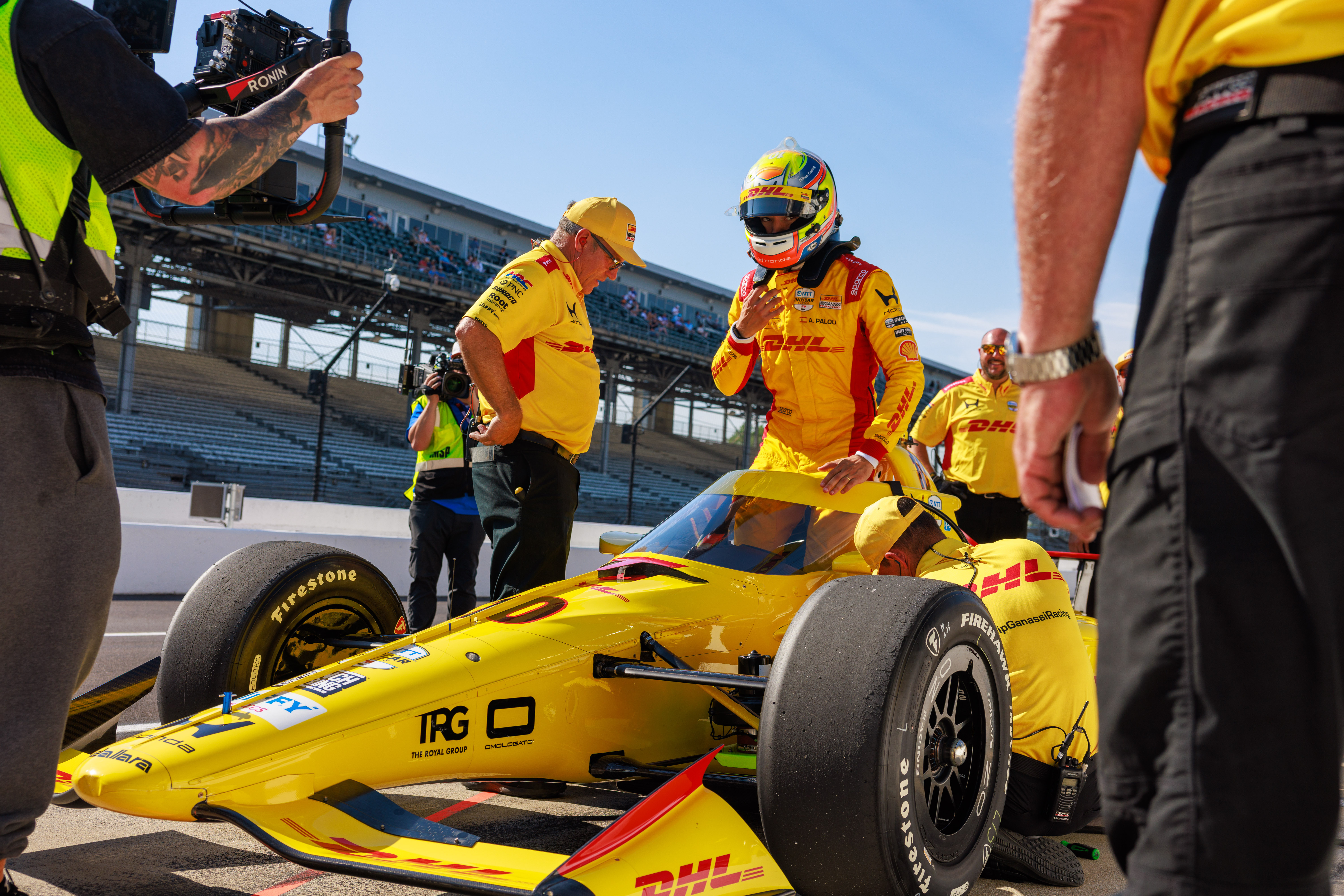Chip Ganassi driver Alex Palou prepares to qualify as we look at the odds and betting favorites for the Indy 500.