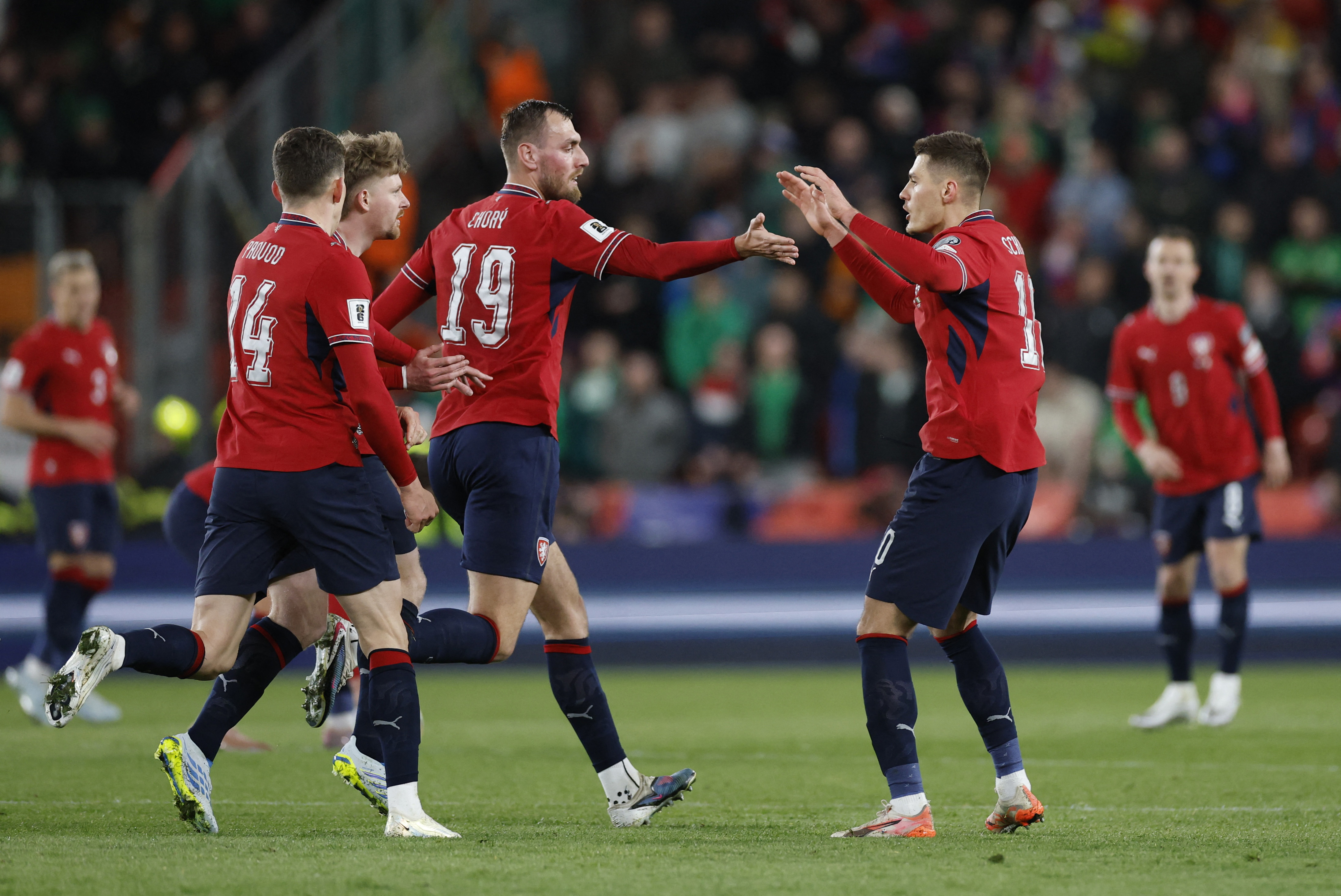 Patrik Schick and his teammates in action as we provide our Czech Republic vs. Denmark prediction for today's World Cup qualifier playoff final. 