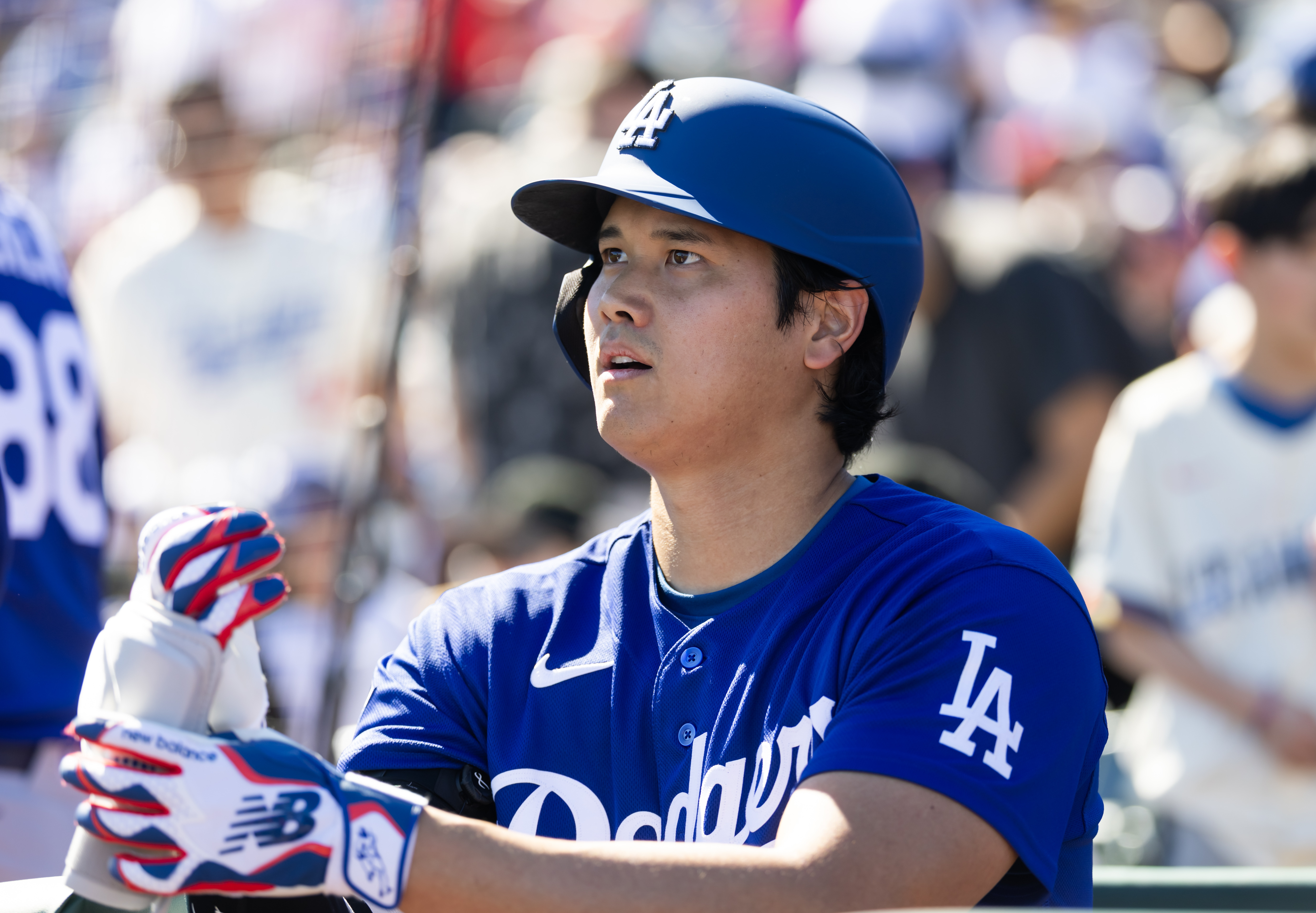 Los Angeles Dodgers designated hitter Shohei Ohtani - who's the MVP odds favorite - against the Los Angeles Angels. 