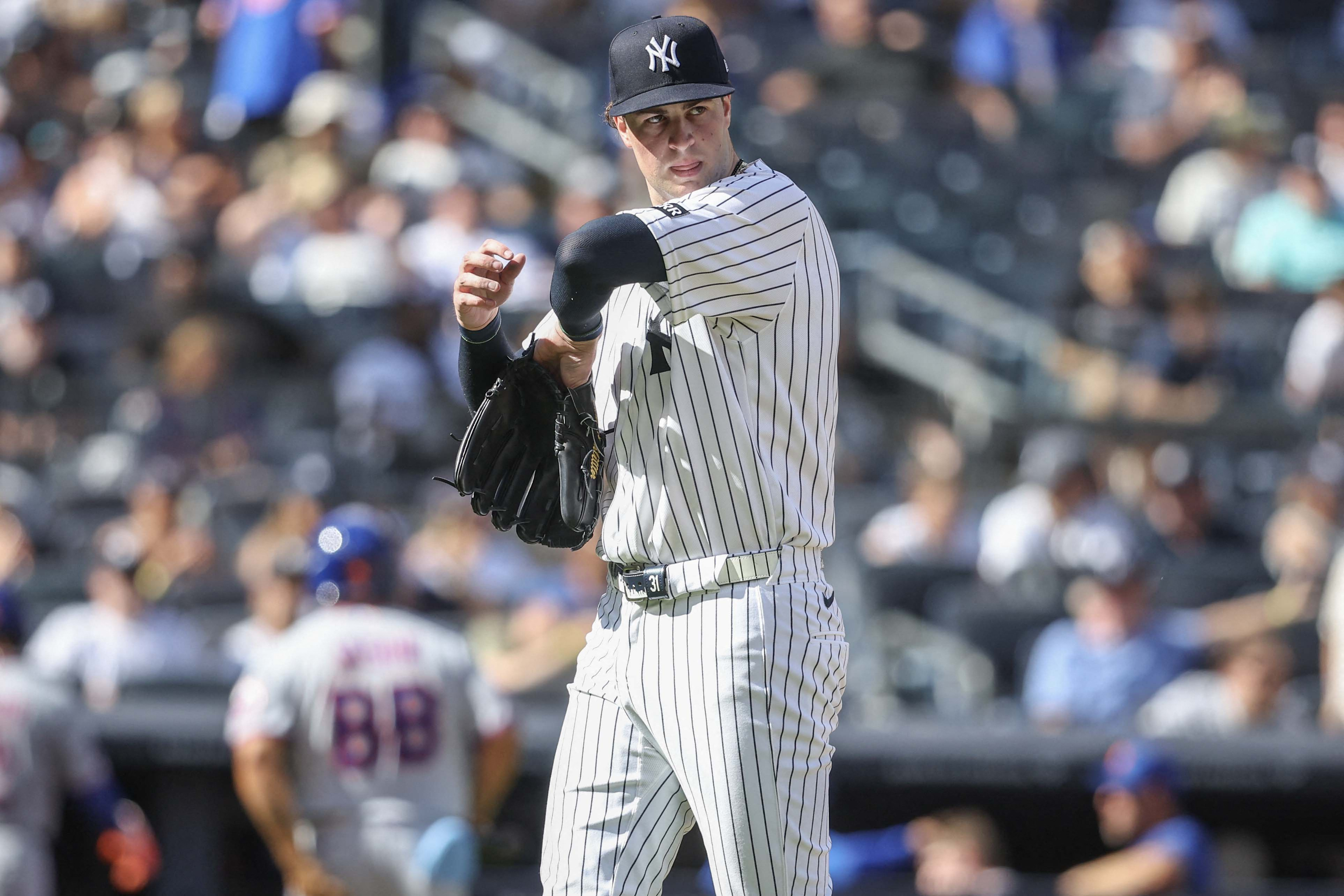 New York Yankees starting pitcher Cam Schlittler walks off the mound as we make our best NRFI predictions for Thursday.