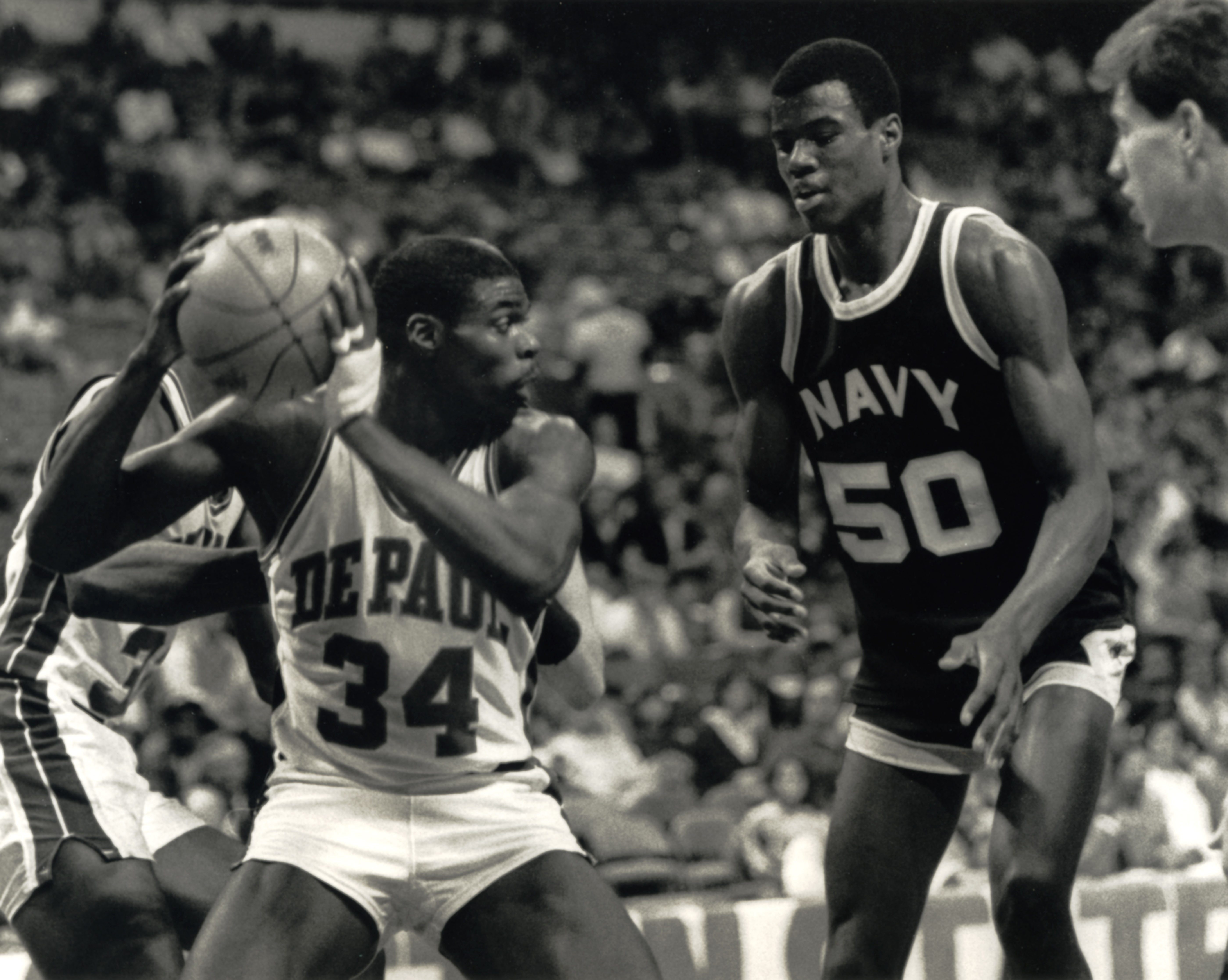 Navy Midshipmen center David Robinson in action as we look at March Madness stats and records ahead of the 2026 NCAA tournament.