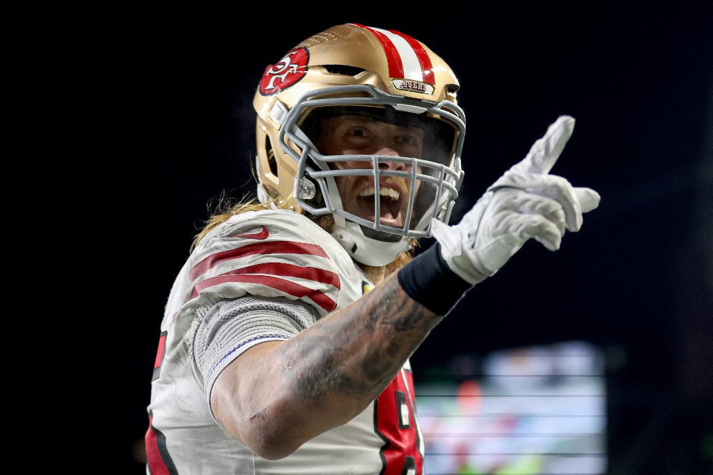 Super Bowl Receiving Prop Predictions, Odds: Top Picks for Kittle, Rice, CMC