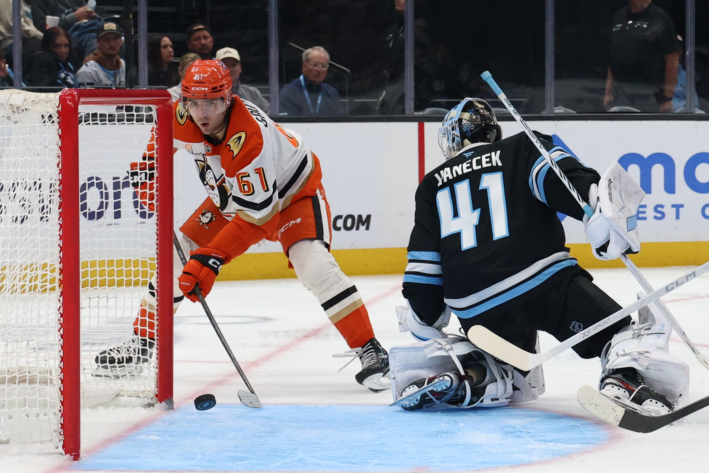 Cutter Gauthier in action as we provide our NHL player props today.