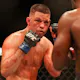 Nate Diaz fights Leon Edwards of Jamaica during their UFC 263 welterweight match at Gila River Arena on June 12, 2021 in Glendale, Arizona.