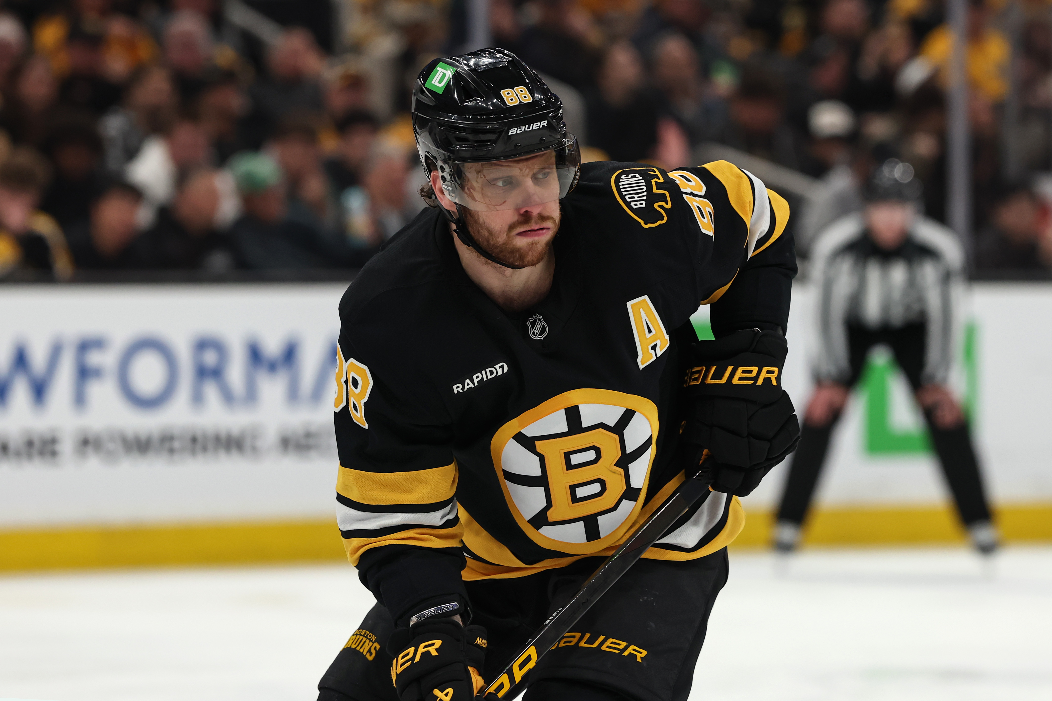 Boston Bruins right winger David Pastrnak skates as we make our best Rangers vs. Bruins prediction