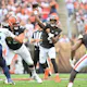 Deshaun Watson of the Cleveland Browns throws the ball against the Tennessee Titans as we share our favorite Ravens vs. Browns prediction.